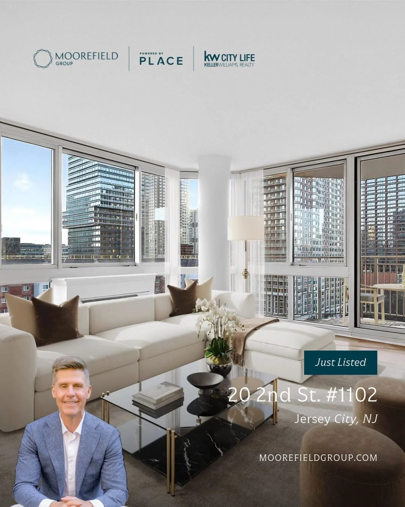 🏡 JUST LISTED! 🏡

📍 20 2nd St. #1102
Jersey City, NJ 07302

🛏️ 2 Beds
🛁 2 Baths
💰 $999,000

Surround yourself with Hudson River and NY Harbor views from this south-facing 2 bedroom, 2 bathroom home in Mandalay on the Hudson, one of Jersey City&