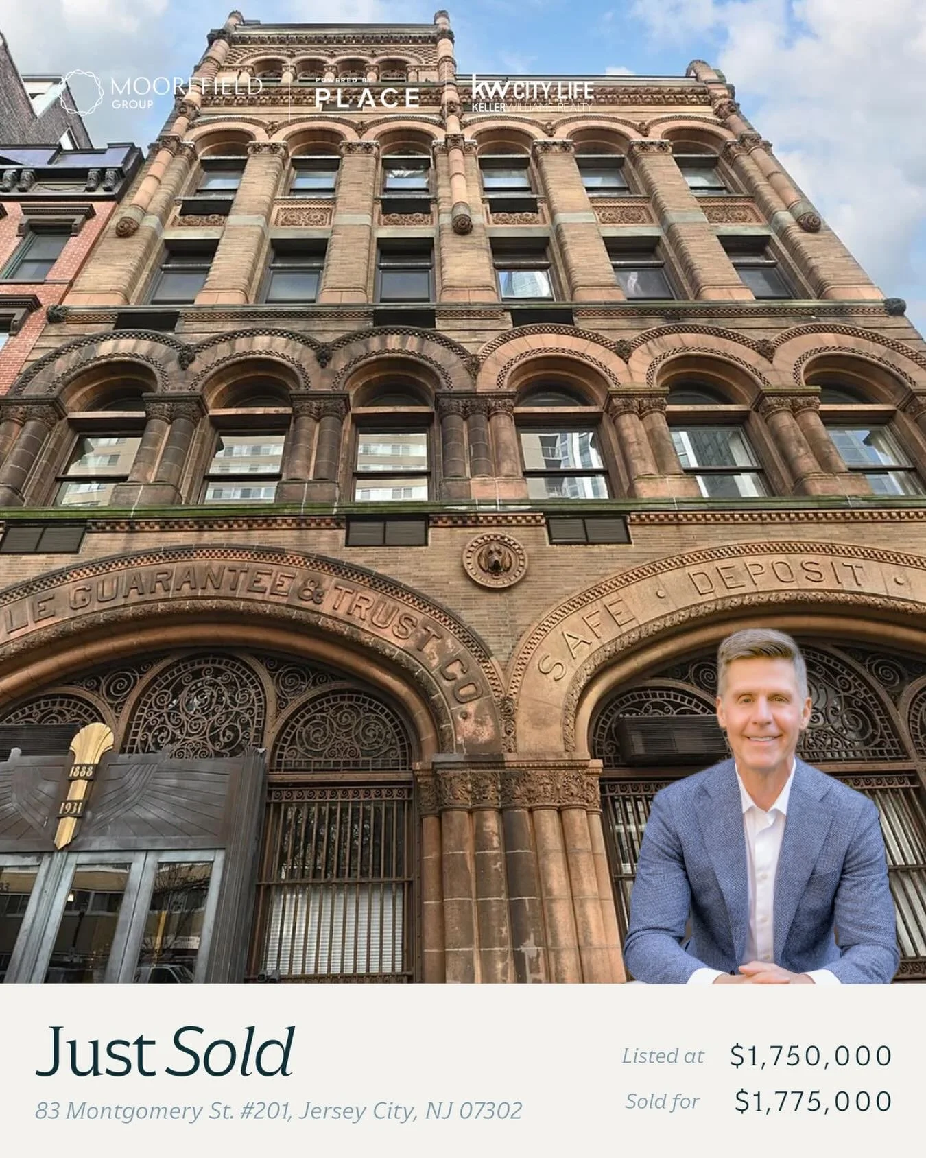 💫 JUST SOLD! 💫

📍 83 Montgomery St. #201
Jersey City, NJ 07302

Proud to represent the buyers on this truly exceptional residence in the iconic Bank Building &mdash; one of Paulus Hook&rsquo;s most coveted historic landmarks.
Through strategic pri