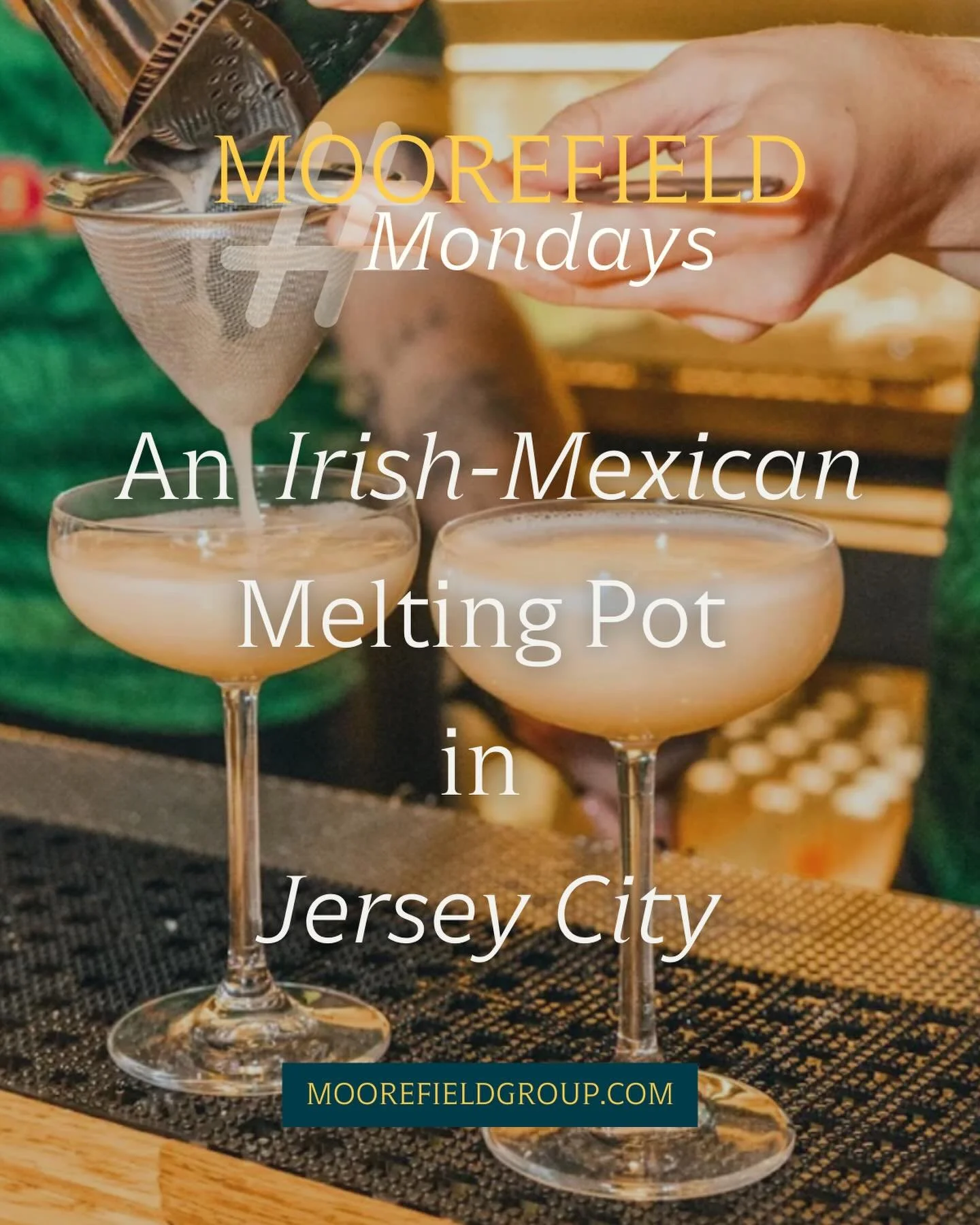 🎇Moorefield Mondays🎇

An Irish-Mexican Melting Pot in JC

An Irish-Mexican fusion bar/cantina has been added to the Jersey City bar scene and it is as delightful as you would expect. San Patricios was conceived and is run by the team behind the Dea