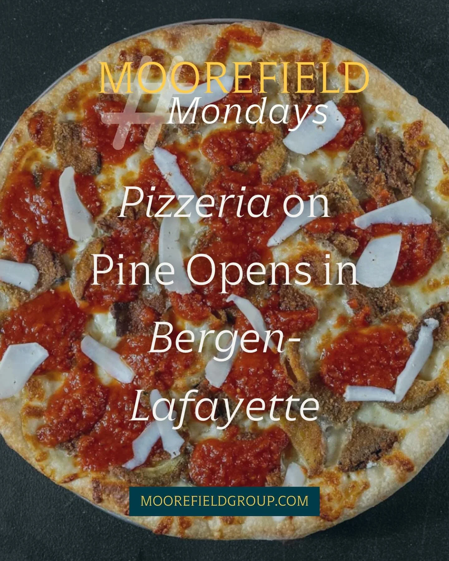 🎇Moorefield Mondays🎇

Just when you thought Jersey City was at capacity with pizza joints, another one opens in the perfect spot in the neighborhood. Pizzeria on Pine opened in Bergen-Lafayette in late September and already seems like a local favor