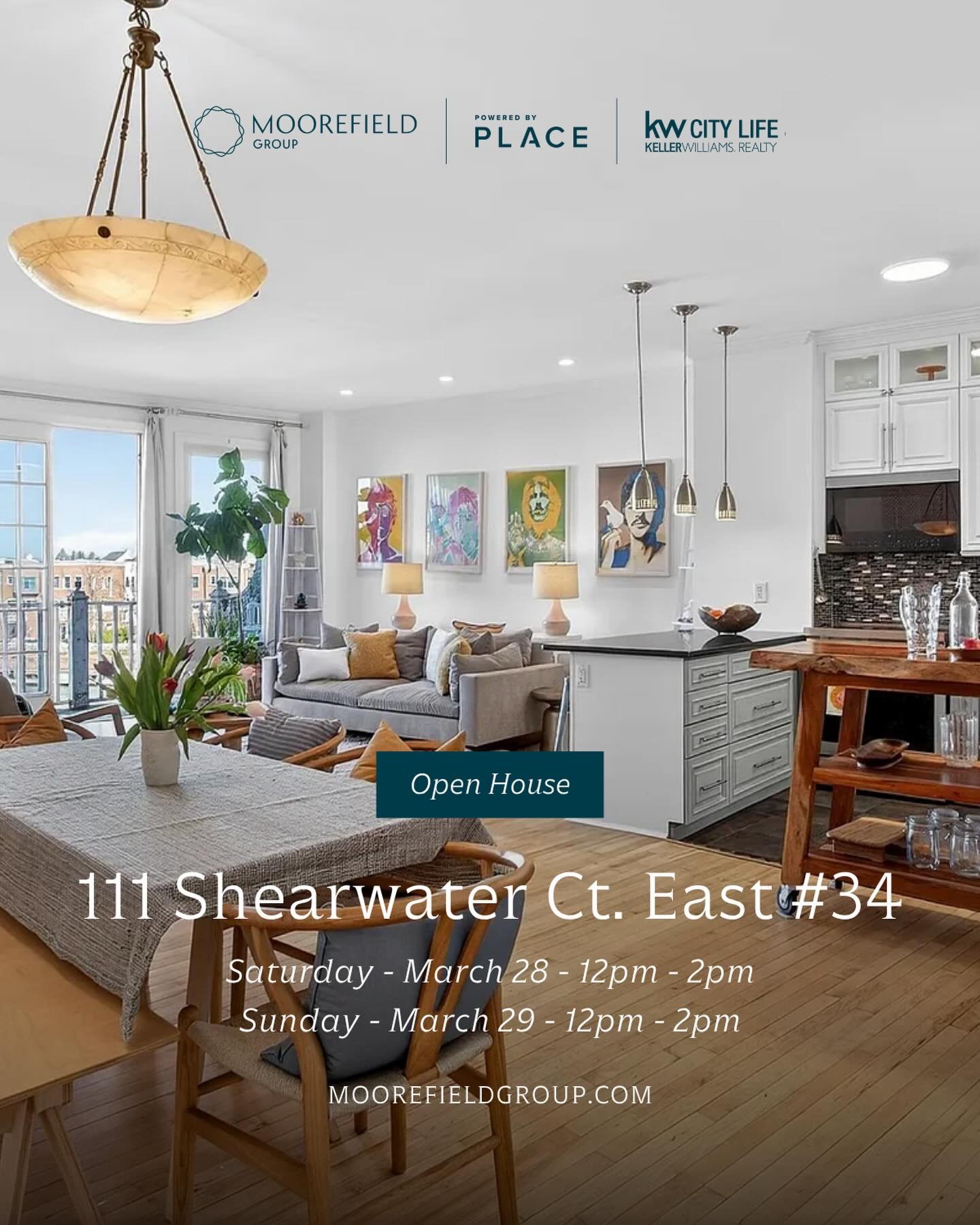 🎇OPEN HOUSE🎇

🏠Where: 111 Shearwater Court East #34, Jersey City, NJ 07305
💵Price: $565,000
📅When: 

Saturday, March 28, 12:00 PM - 2:00 PM
Sunday, March 29, 12:00 PM - 2:00 PM

Stop by or Schedule a private viewing!
📲 201-680-0559