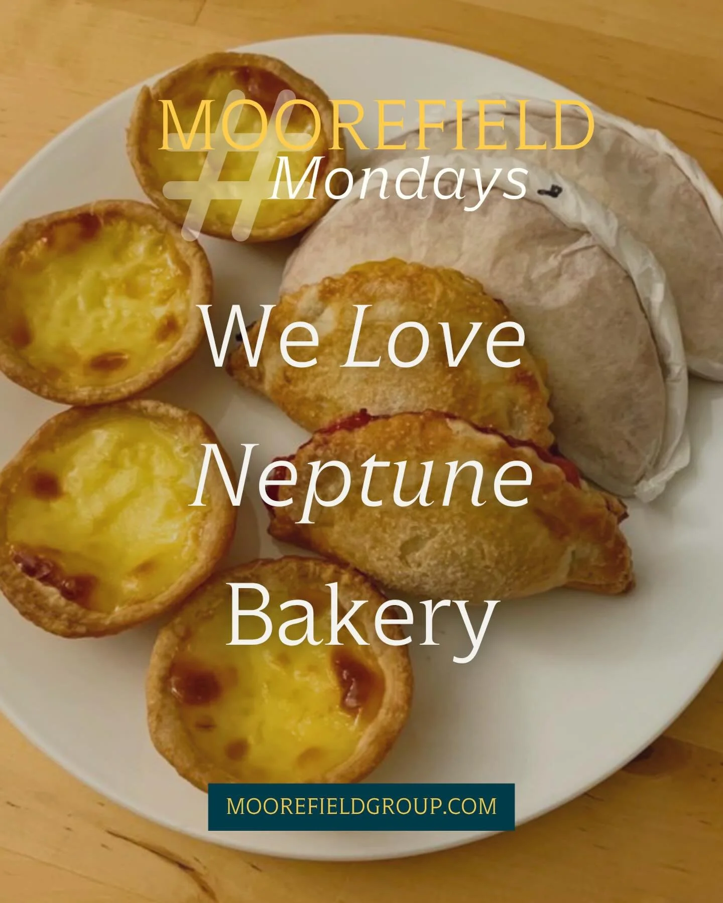 🎇Moorefield Mondays🎇

One of our favorite old-school Jersey City establishments is Neptune Bakery in Greenville. Located on the corner of JFK and Neptune, it is part bakery and part deli, a perfect go-to spot for a friendly cup of coffee and sandwi
