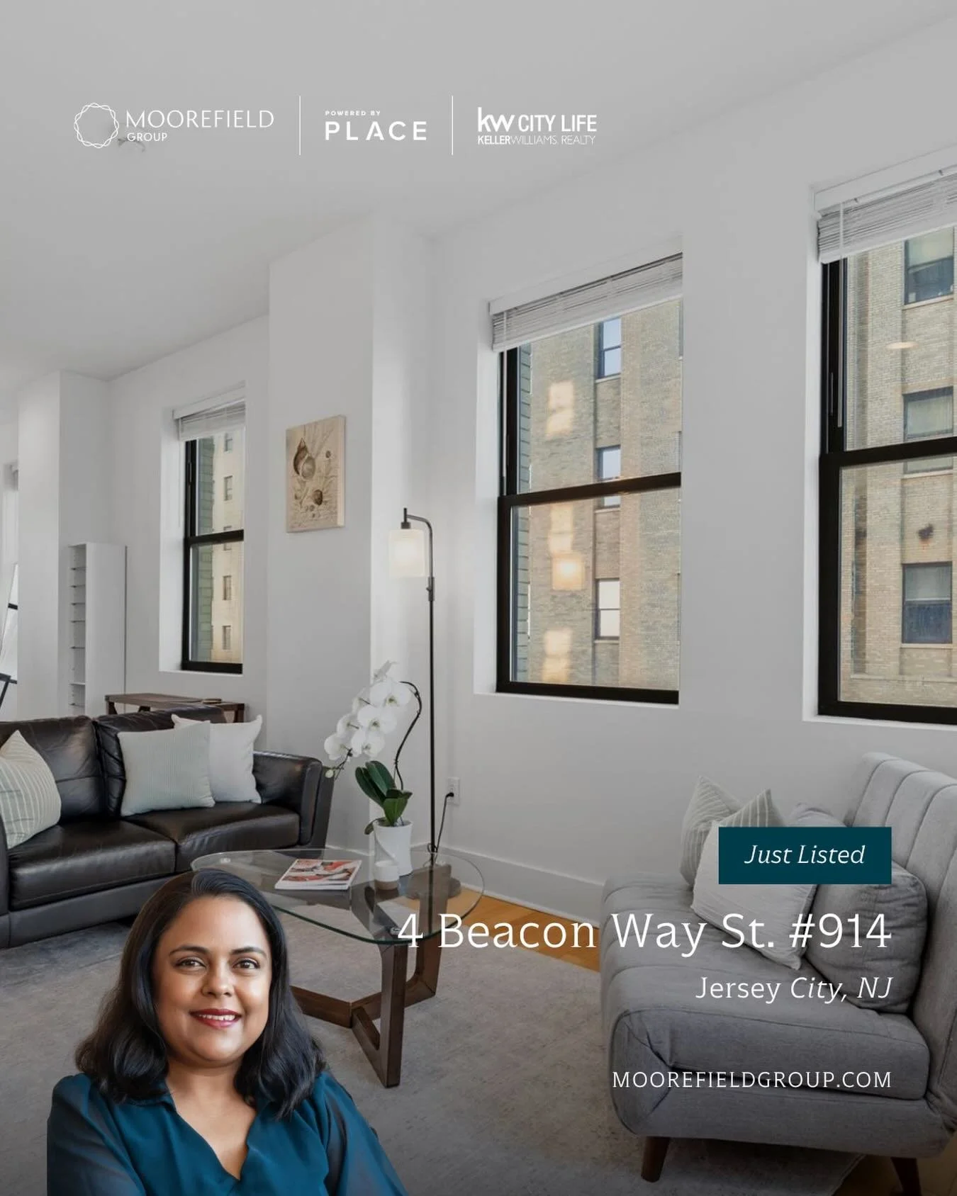 🏡 JUST LISTED! 🏡

📍 4 Beacon Way St. #914
Jersey City, NJ 07304

🛏️ 1 Bed
🛁 1 Bath
💰 $299,900

This 600 sq. ft. lives large &mdash; a spacious 1 bedroom separated by a private hallway, nine oversized windows flooding the space with light, city 