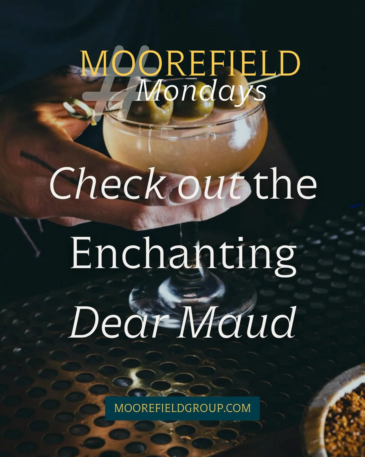 🎇Moorefield Mondays🎇

From the rugged cliffs of Sligo, Ireland to 1st St. in Hoboken, the charming pub Dear Maud draws its inspiration from one of literature&rsquo;s greatest unrequited romances. The famed Irish poet W.B. Yeats spent a lifetime wri