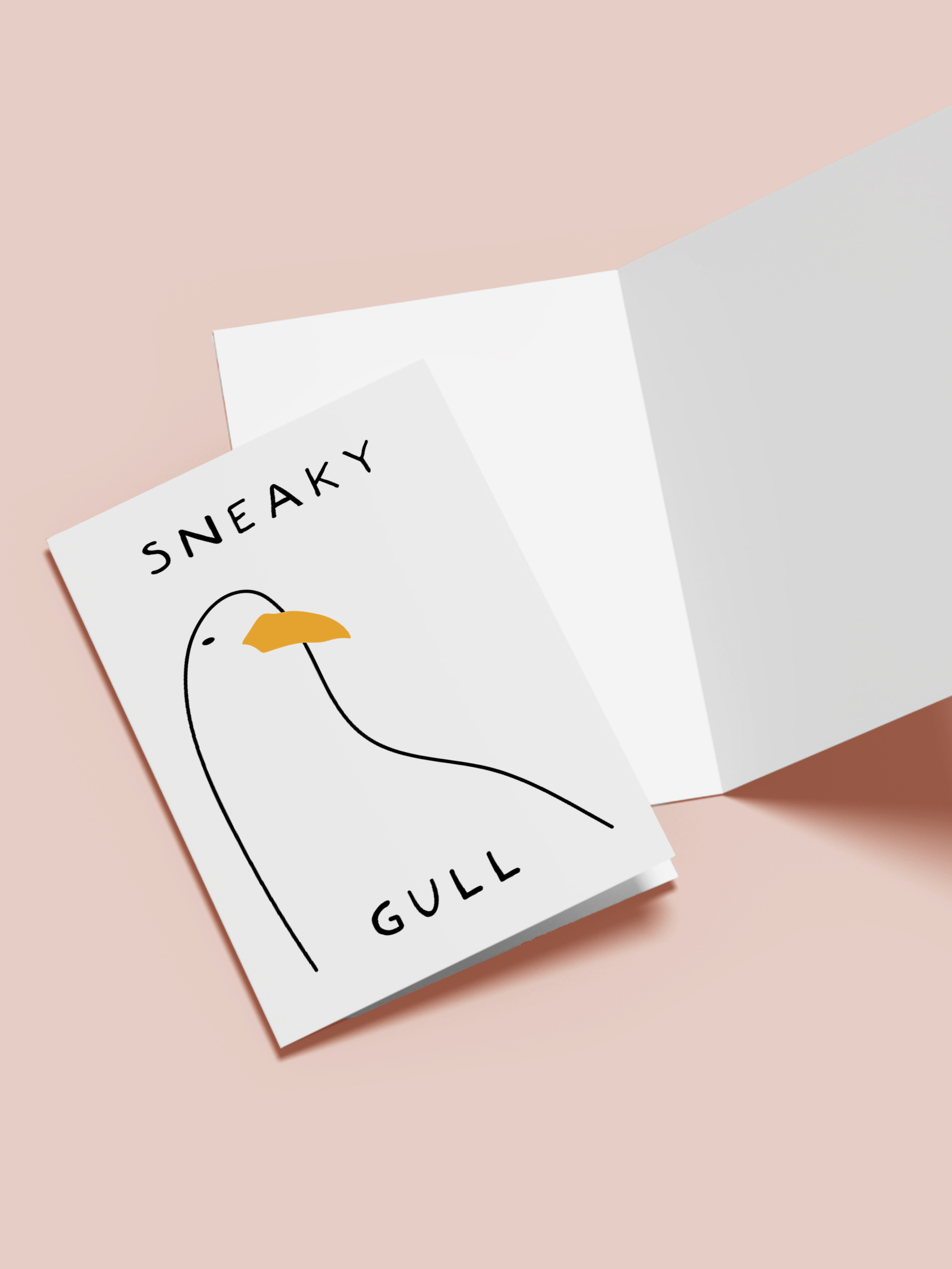 Sneaky Gull Card