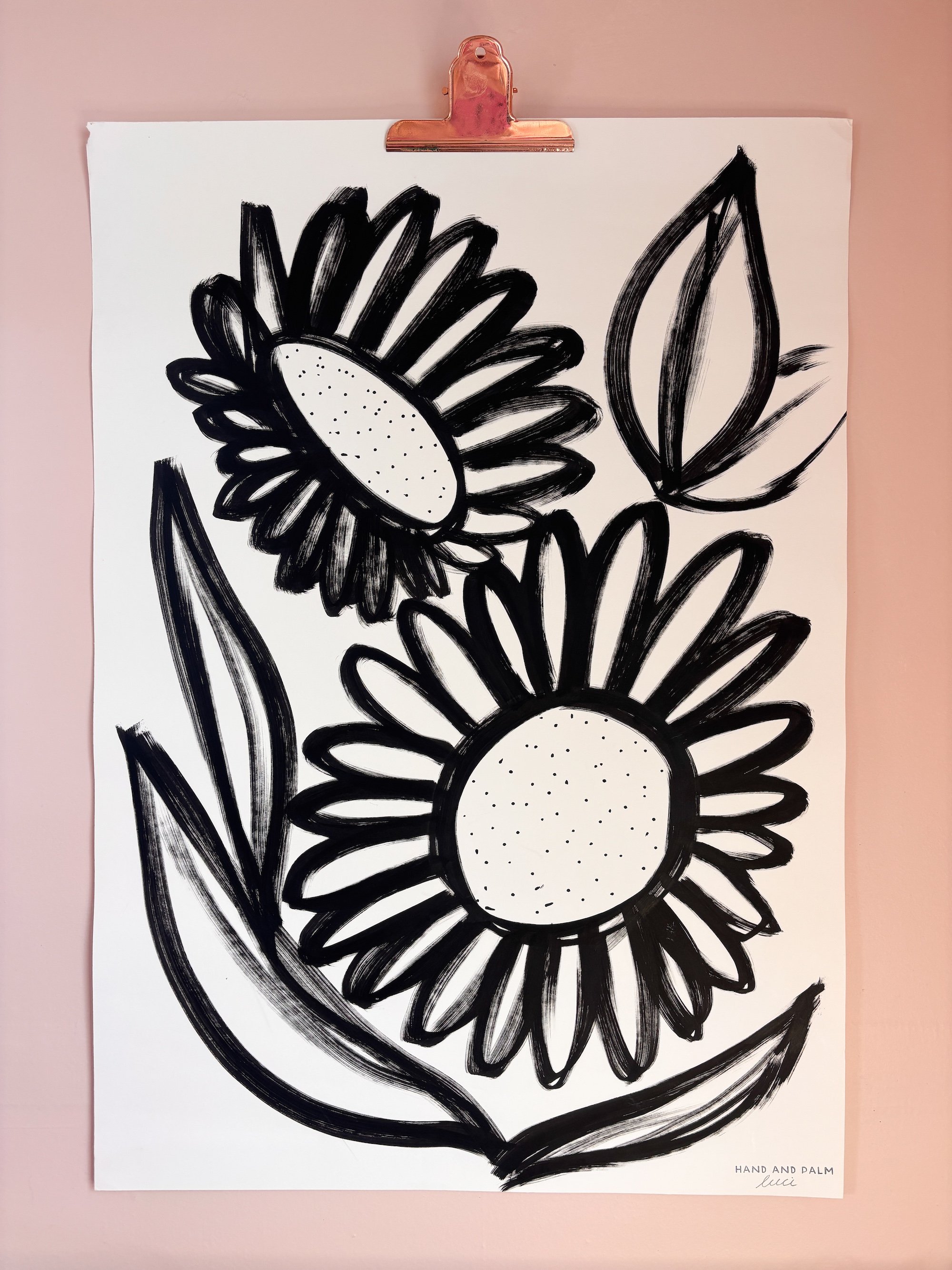 Sun Flowers A2 Original Art