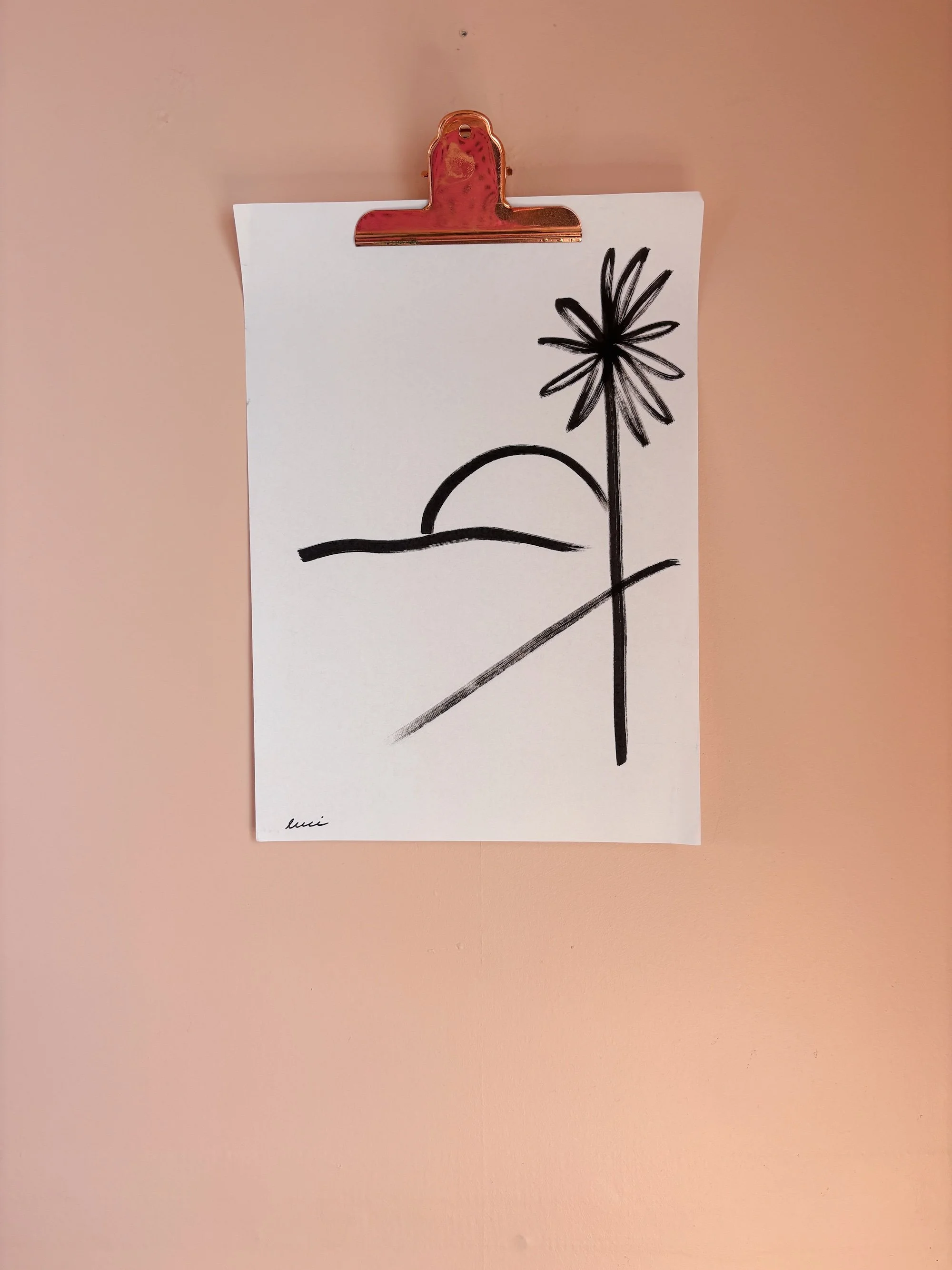 Sunset One A4 Original Art