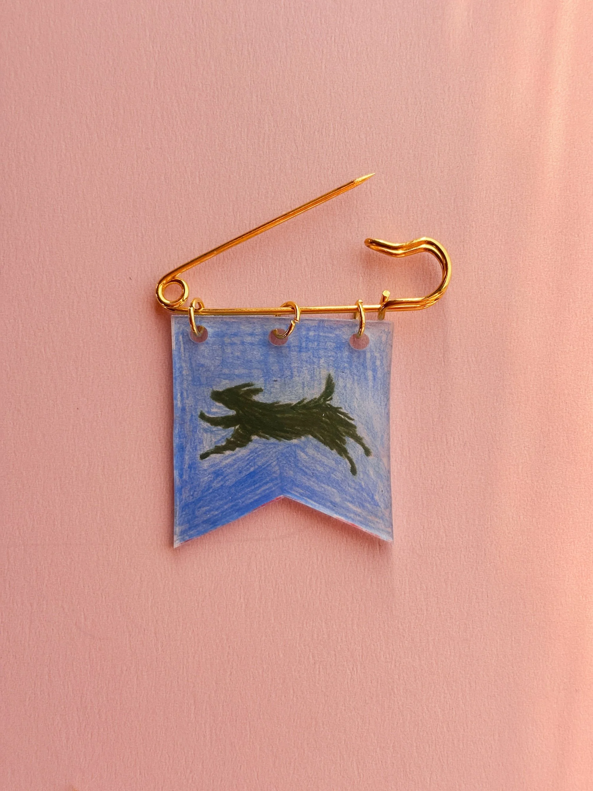 Run Dog Pin