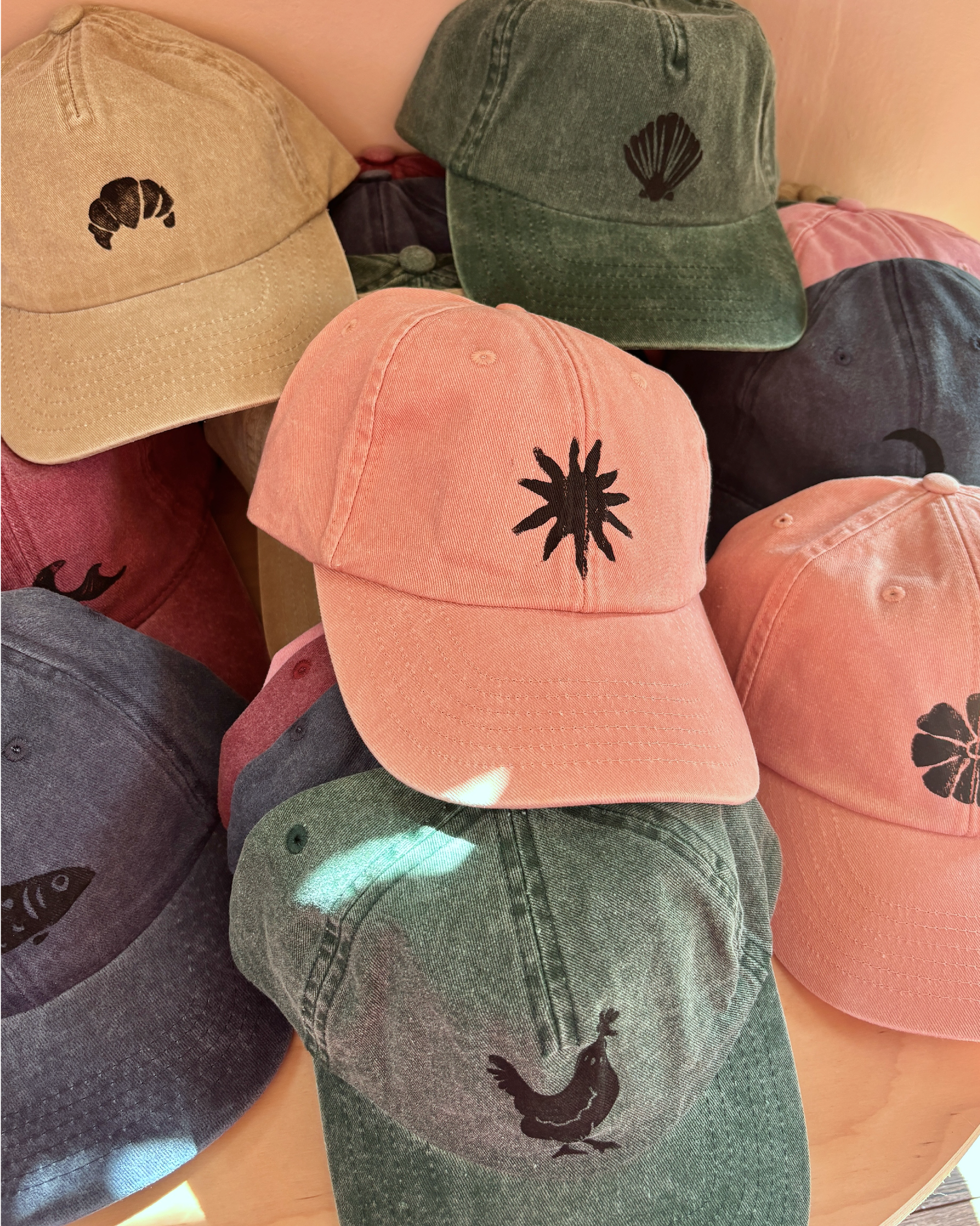 Vintage Block Printed Cap