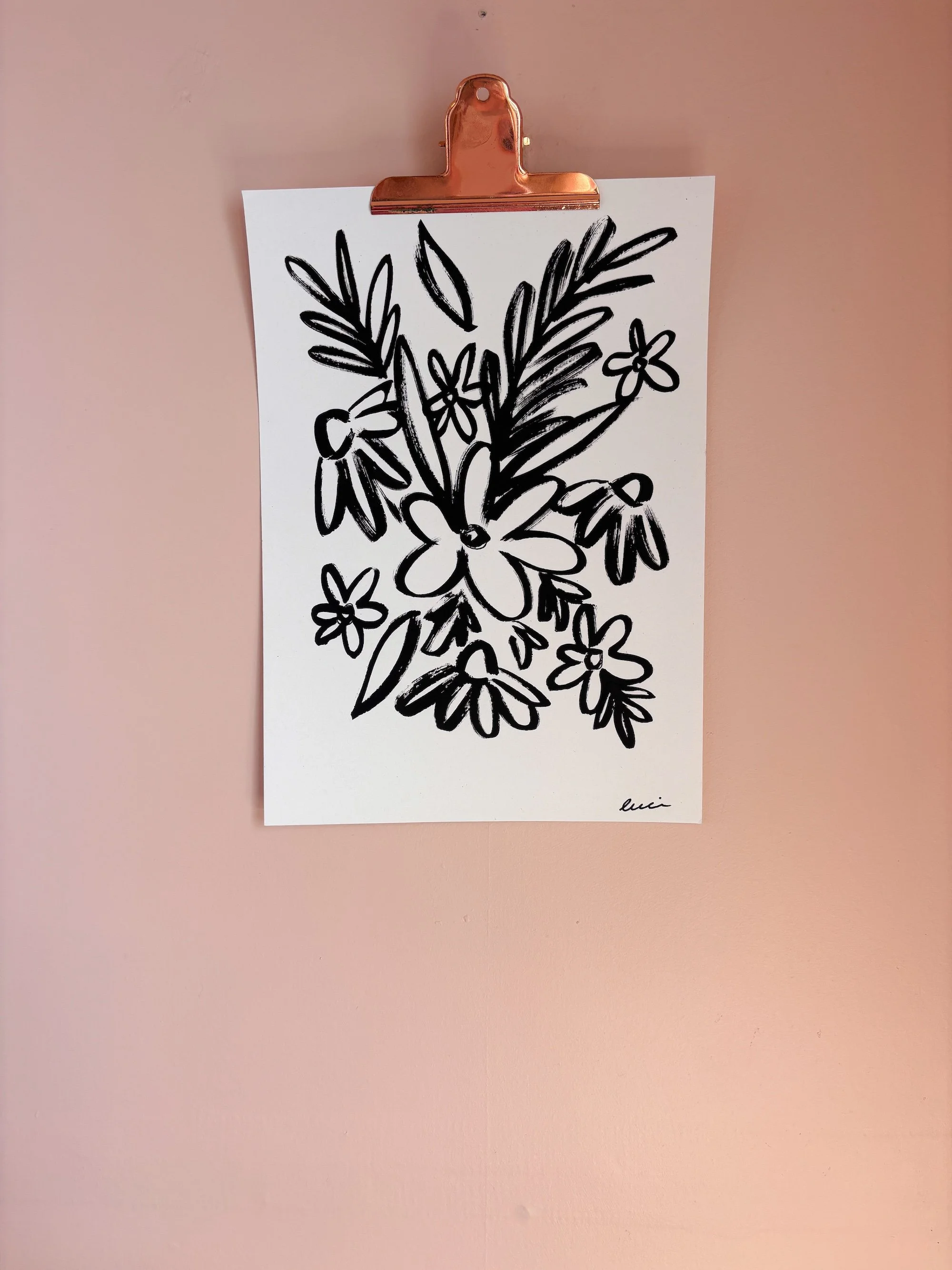Full of Flowers A4 Original Art