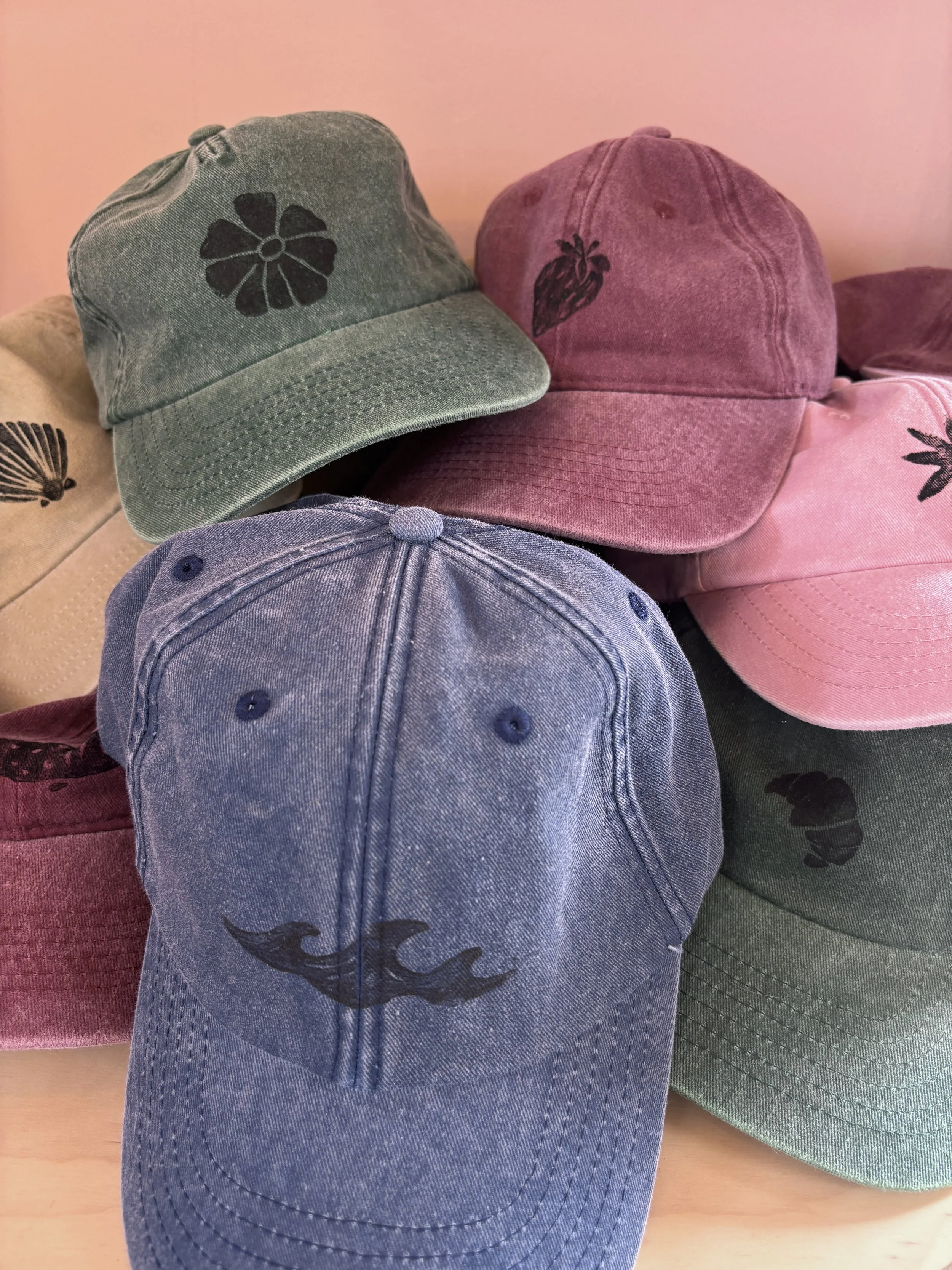 Vintage Block Printed Cap