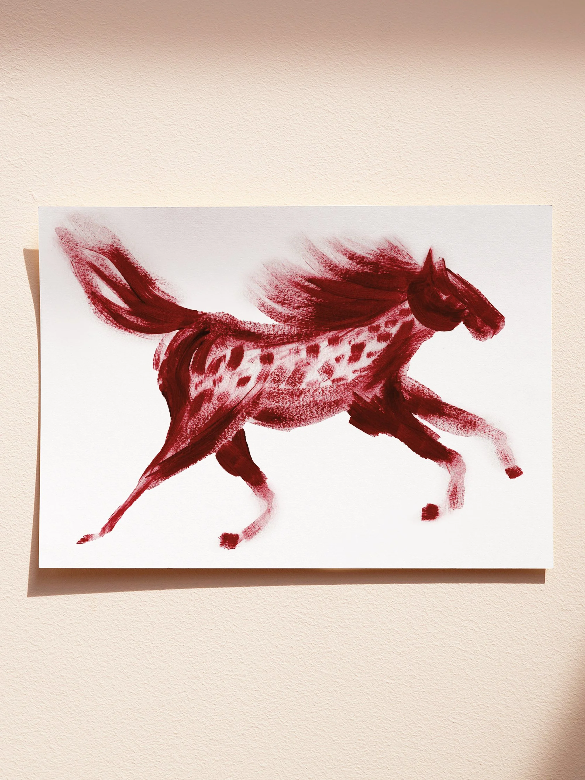 Fire Horse Two Art Print
