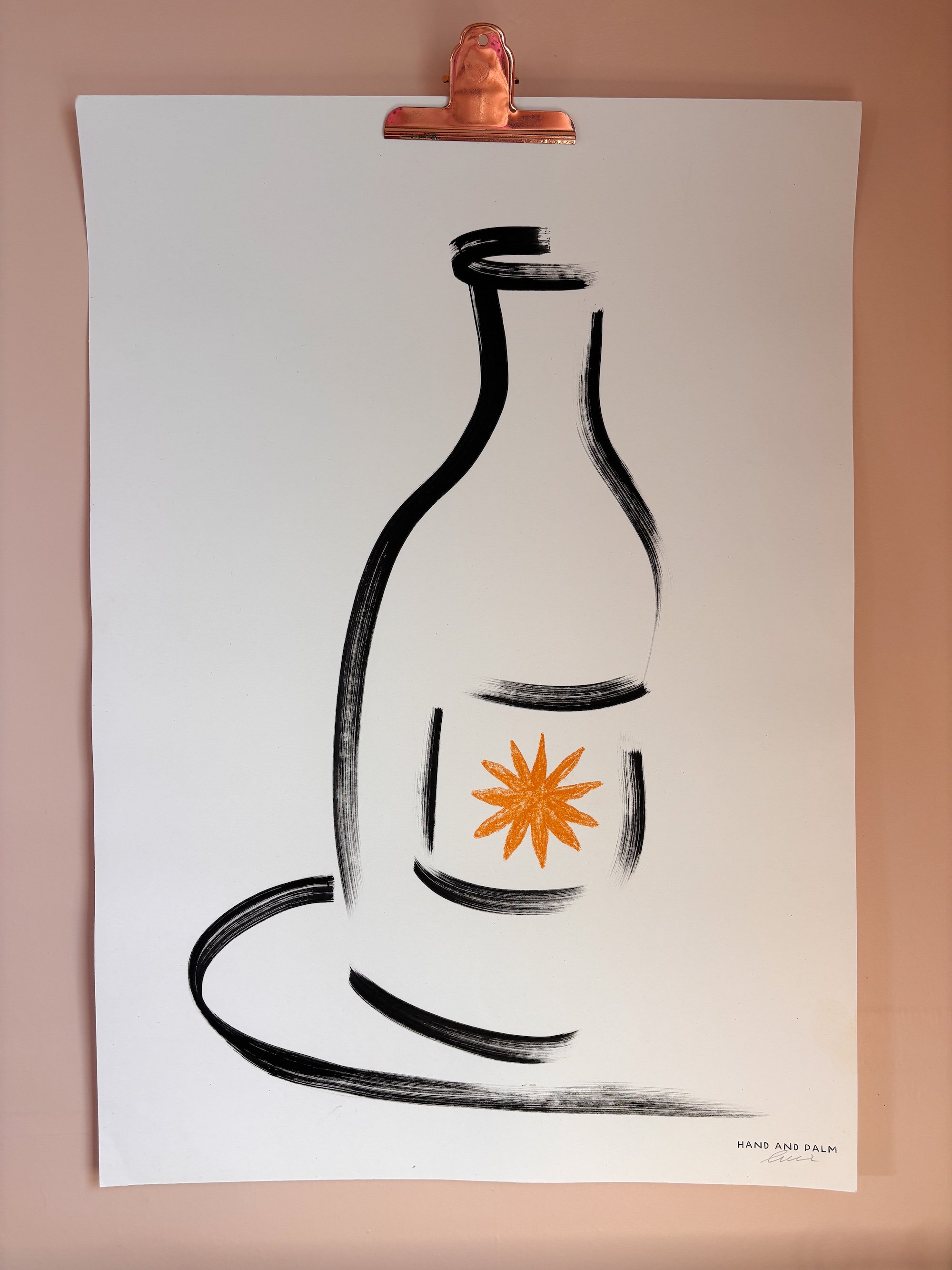 Sunny Bottle A2 Original Art