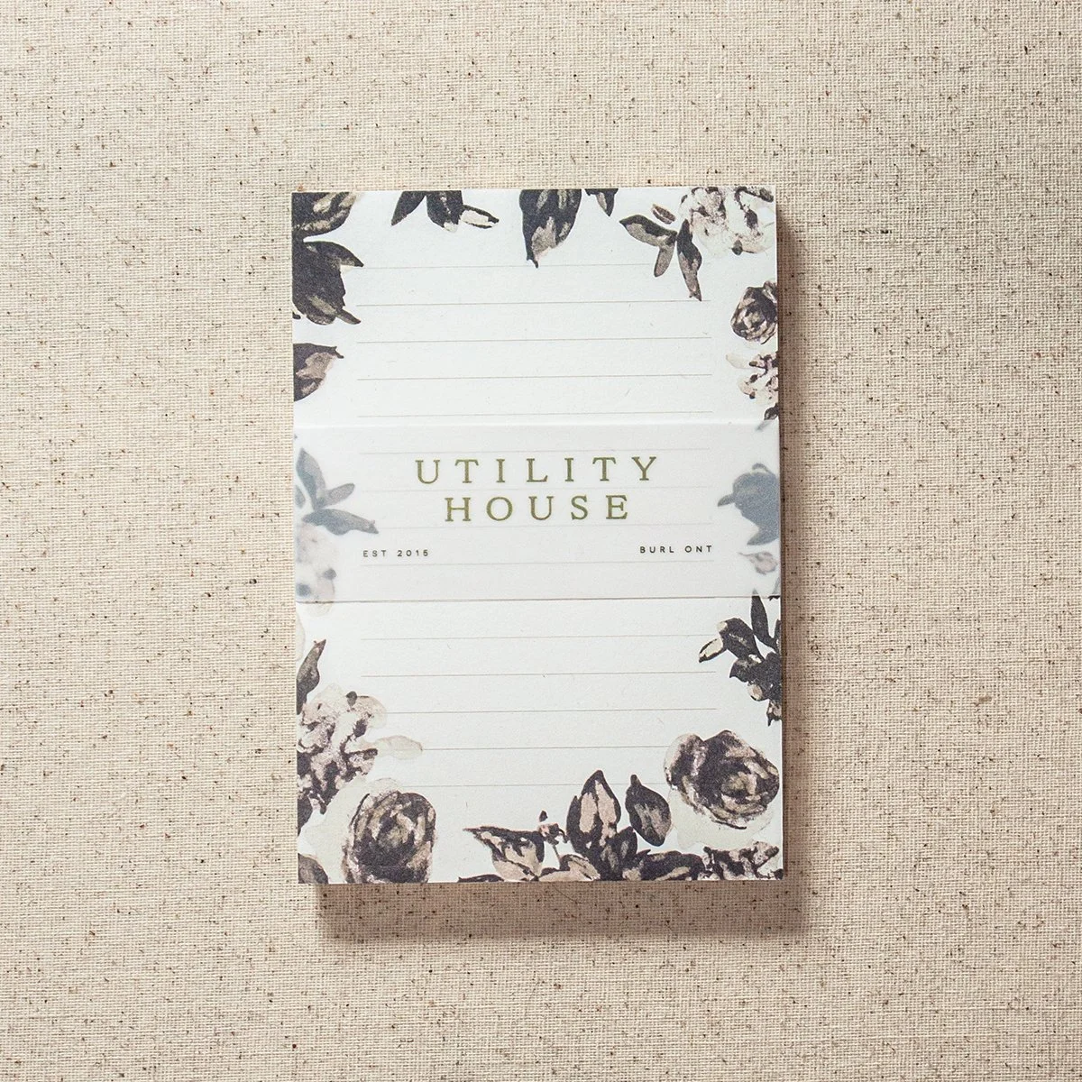 Floral List Notepad