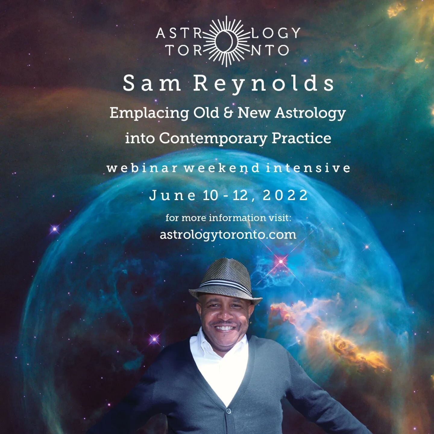 Just a reminder there is still time to sign up for Sam Reynolds this coming weekend! Sam will be presenting on the relevancy of astrology in contemporary society, combining classical and modern techniques as well as some interesting lifespan perspect