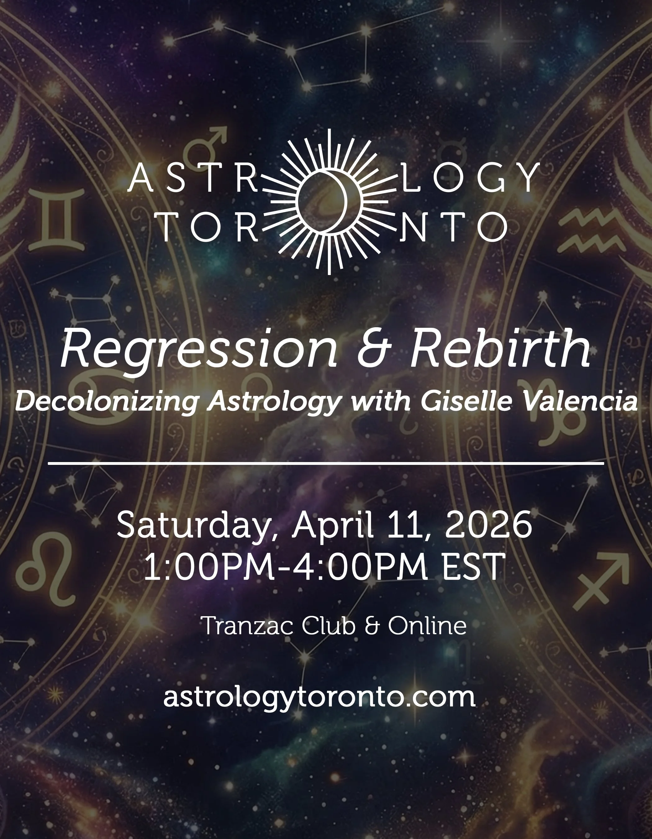 Recording - Regression & Rebirth: Decolonizing Astrology - Giselle Valencia