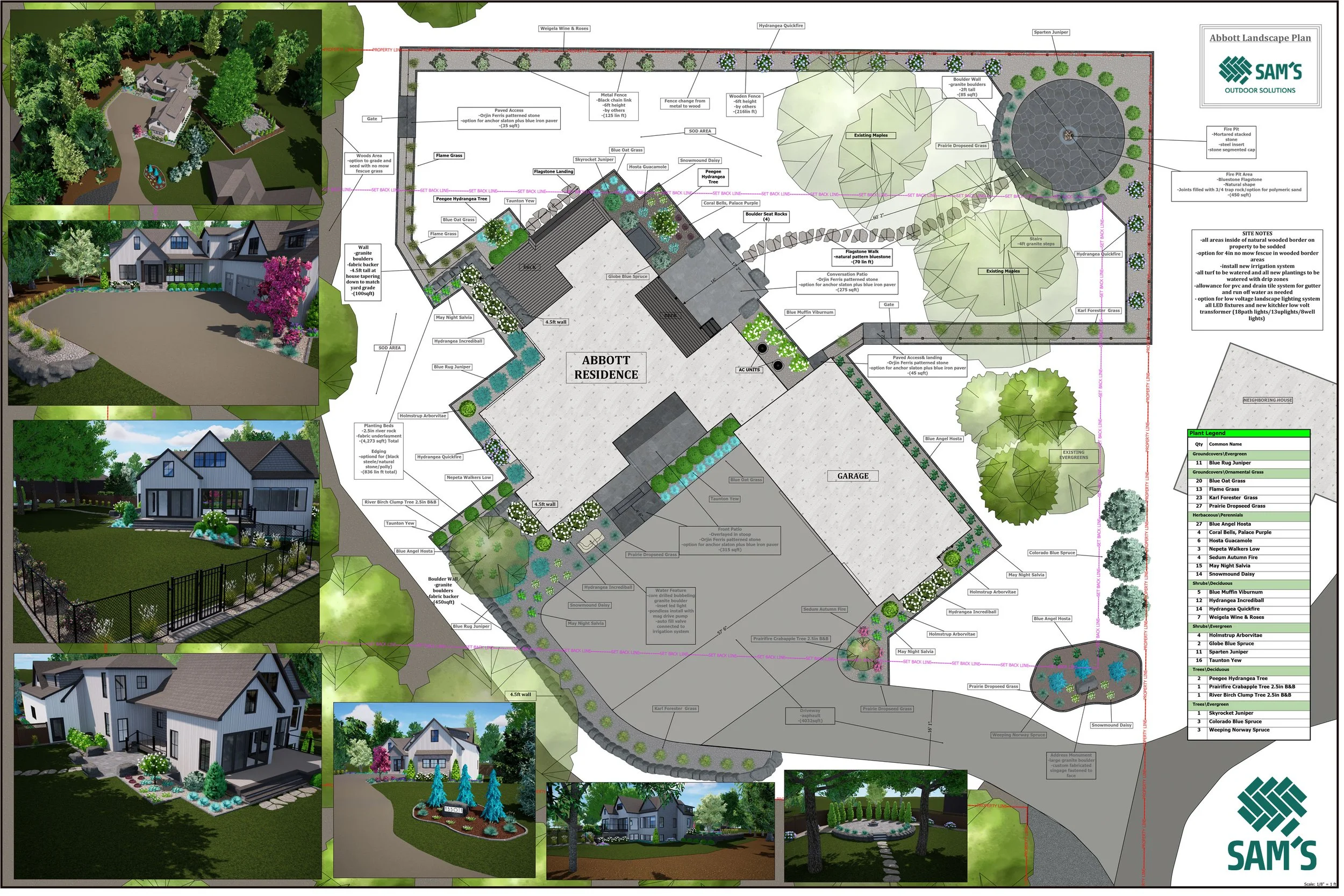 Site Plans — Sam's Landscape