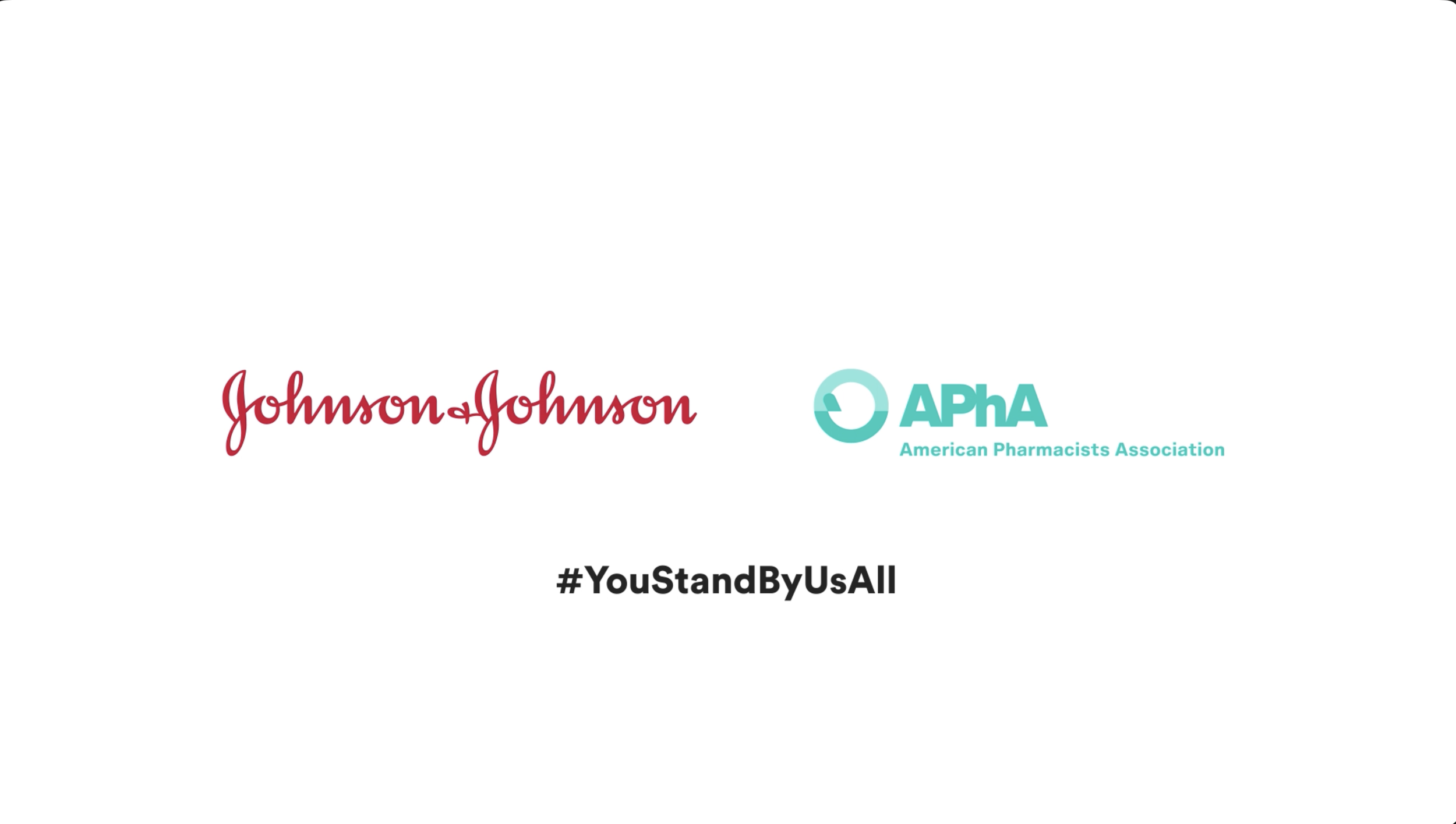 J&J Thank You Pharmacists