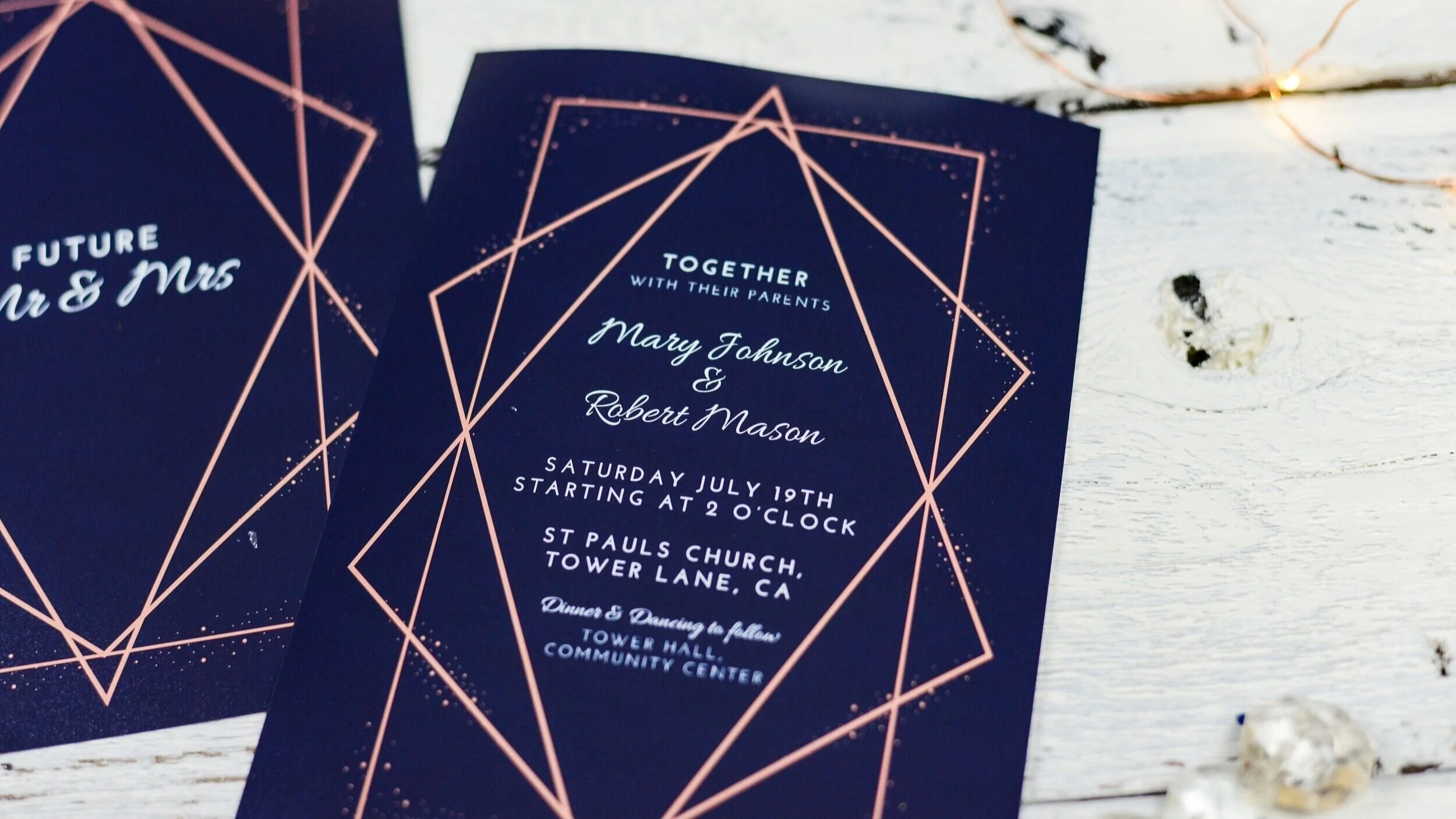Invitations, Postcards, and Programs