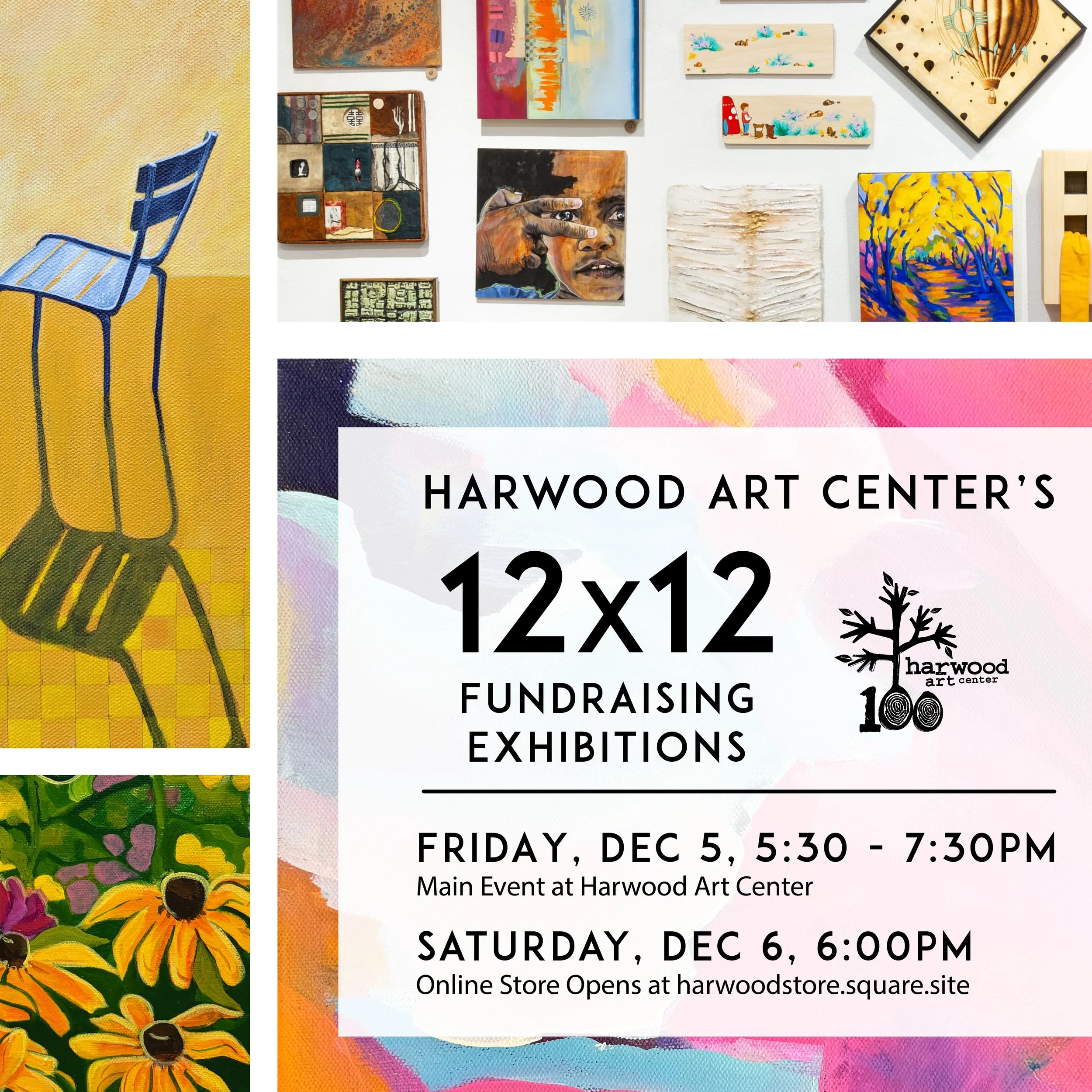 12 x 12 Art Show and Benefit Sale