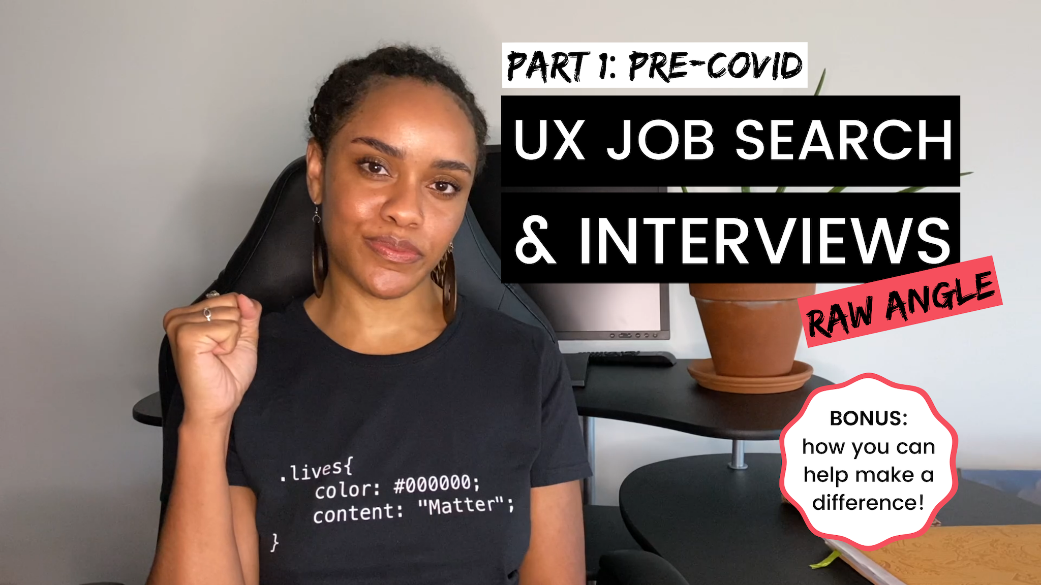 Raw Angles VLOG: My UX Job Search &amp; Interviewing Update (Part 1: Pre-COVID-19)