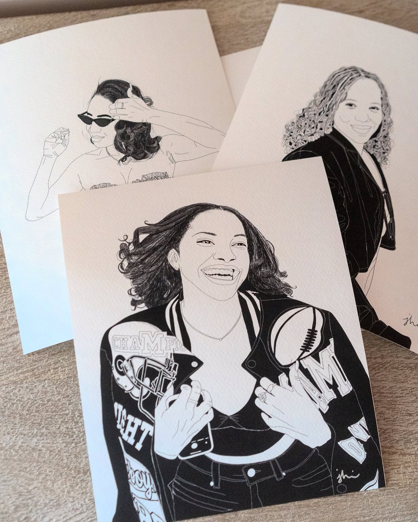 Every moment deserves to be remembered. ✨ 

Here are a few portrait sketches that were created for a women&rsquo;s retreat, capturing the essence of connection, reflection, and joy. Whether it&rsquo;s a birthday, a milestone, or a special event, a cu