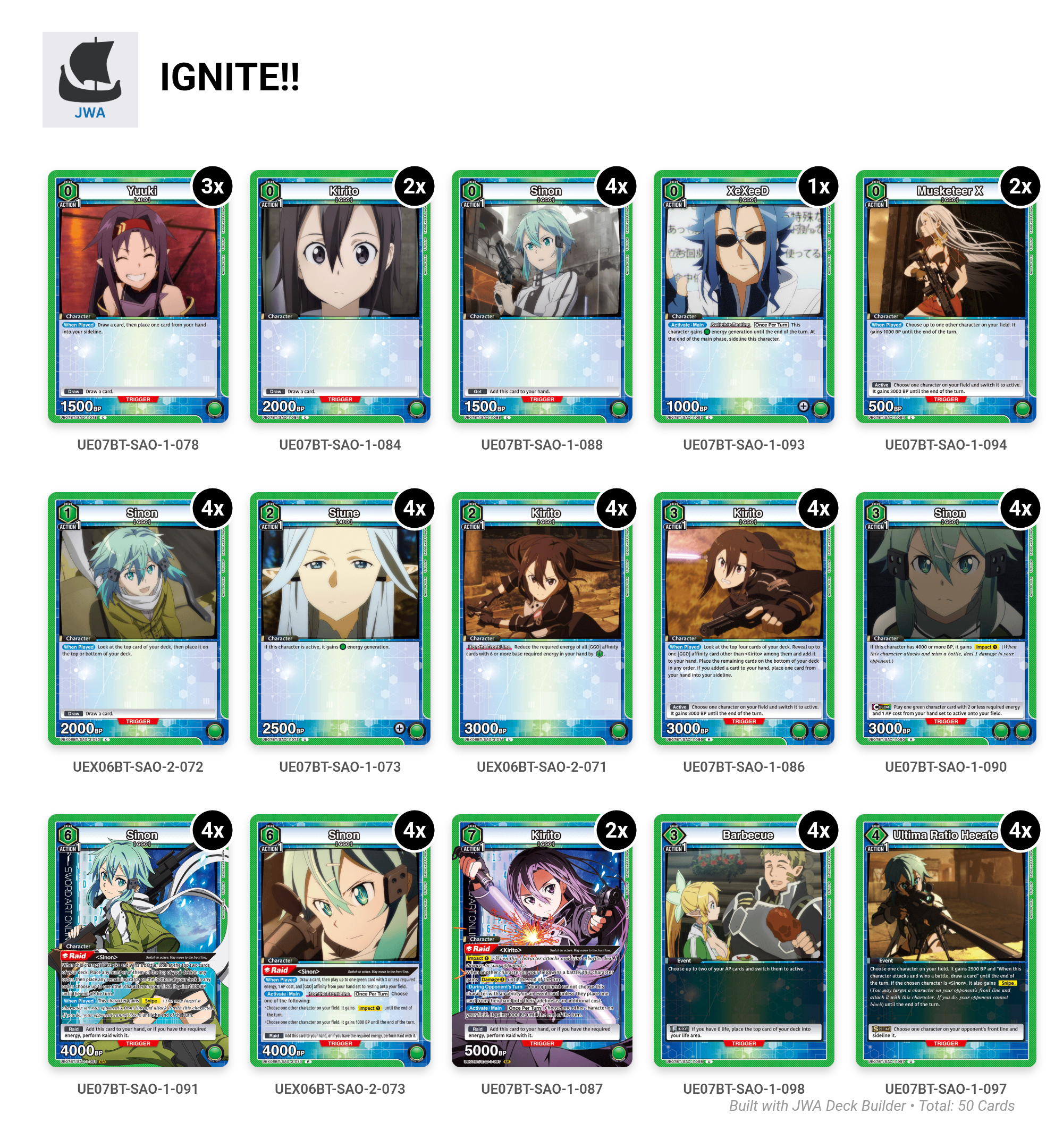 1st Place GGO Deck 