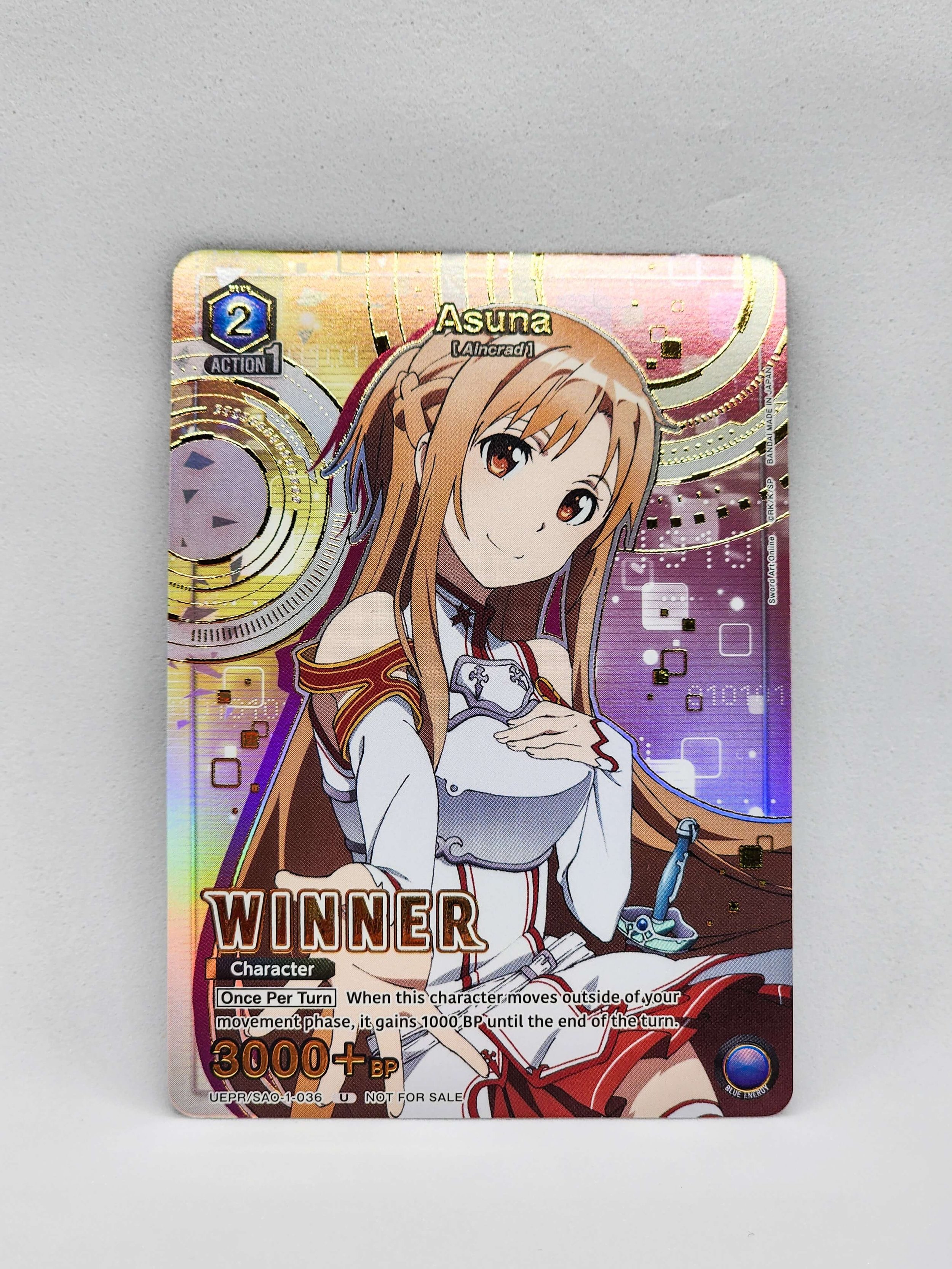 Union Arena Card Sword Art Online Asuna U Parallel Rare