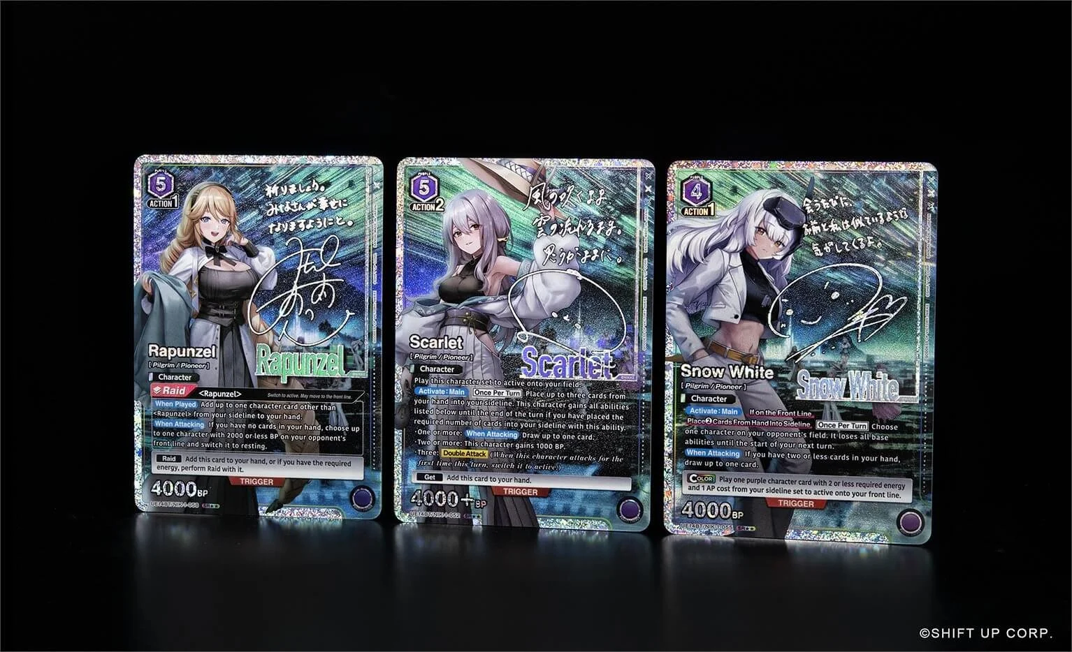 Rapunzel, Scarlet, and Snow White