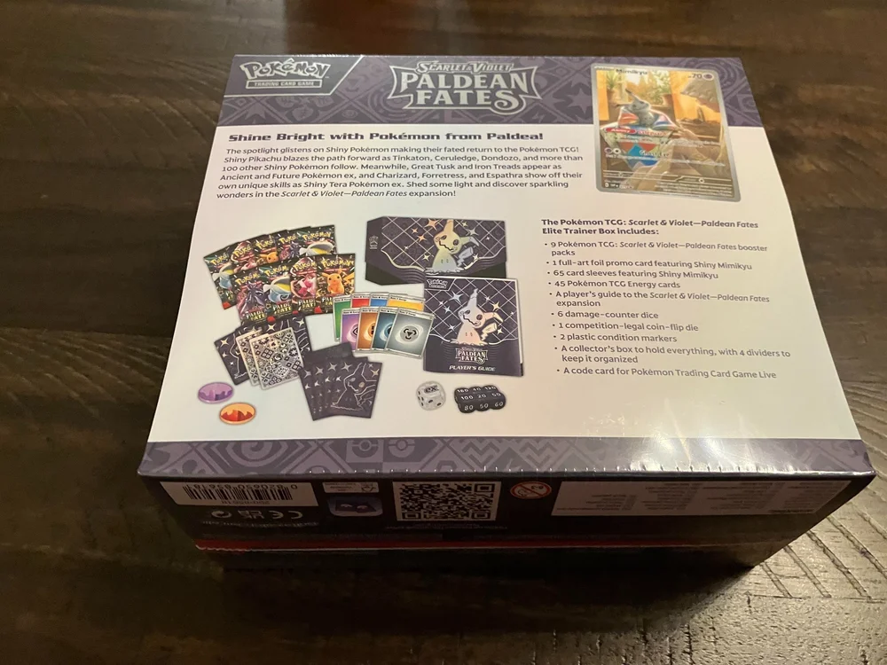 pokemon paldean fates elite trainer box card list Amazon.com: Pokemon TCG Booster Bundle- Trick or Trade : Toys & Games main image 1
