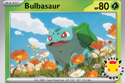 Celebrate Pokemon Day 2026 with this Bulbasaur 30th Anniversary Promo
