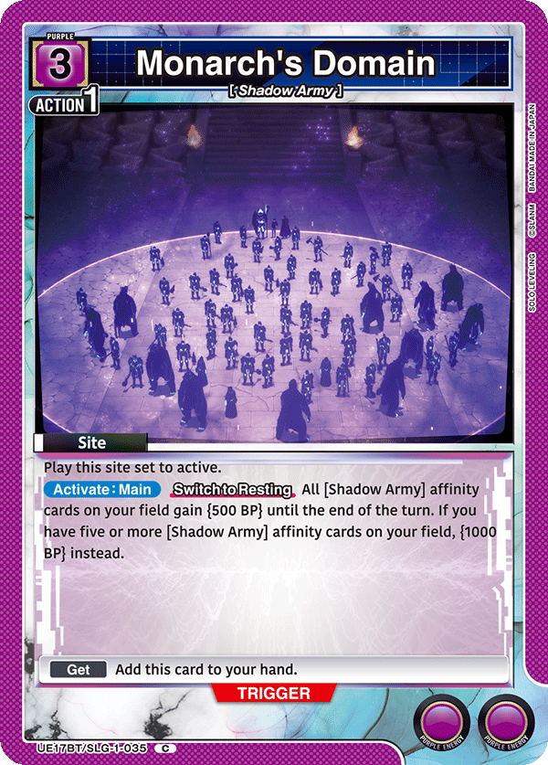 Solo Leveling Shadow Army Deck List and Guide – UNION ARENA — Joseph ...