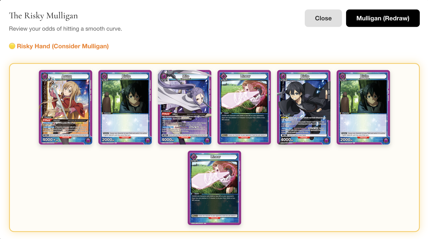 Learn to Play UNION ARENA Like a Pro with the New Risky Mulligan Trainer App