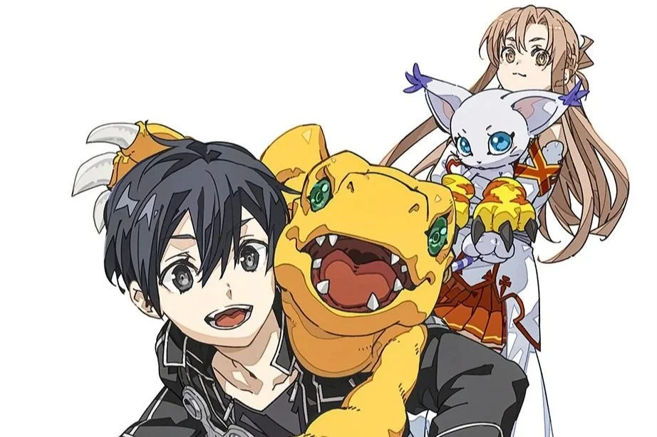 Sword Art Online Teams Up with Digimon in New Official Artwork