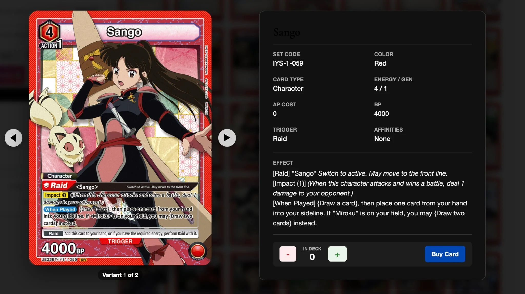 Inuyasha, New Lightbox, and 50+ Cards
