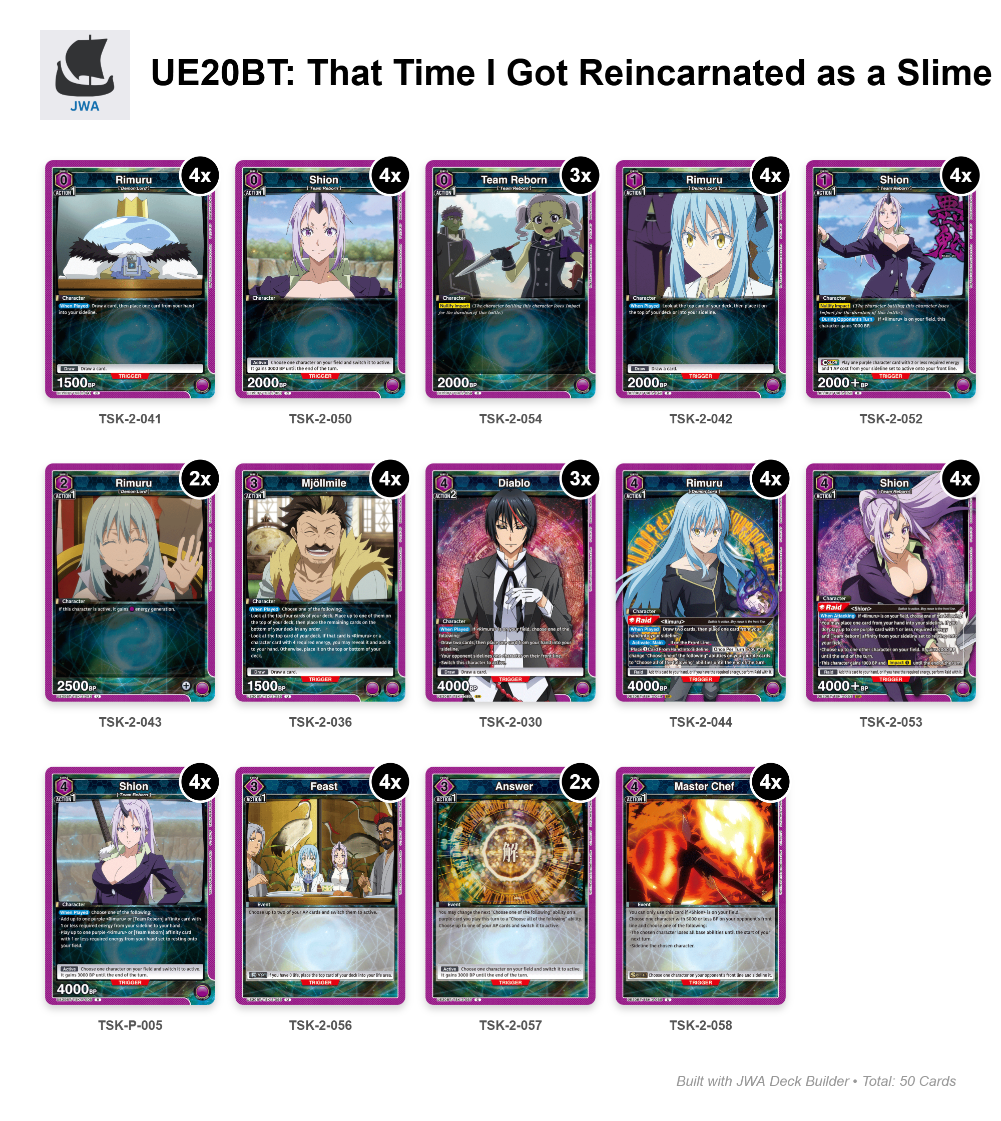1st Purple ‘Slime’ Rare Battle Deck