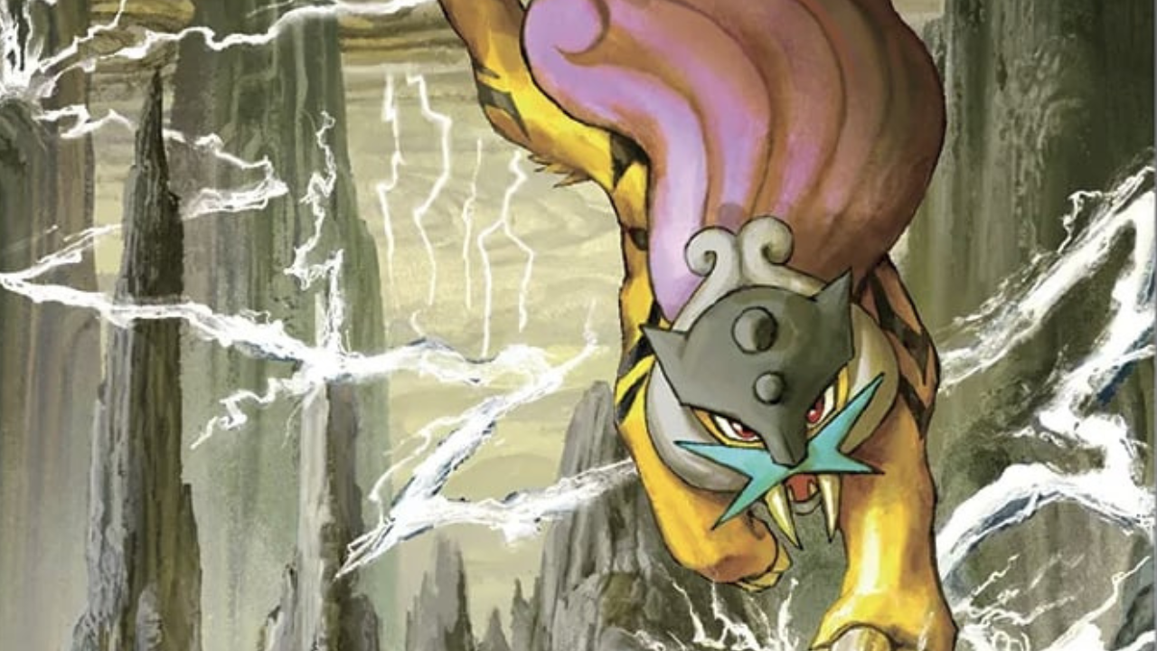 Raikou ex Special Illustration Rare and Sprigatito IR Revealed for Delta Reign