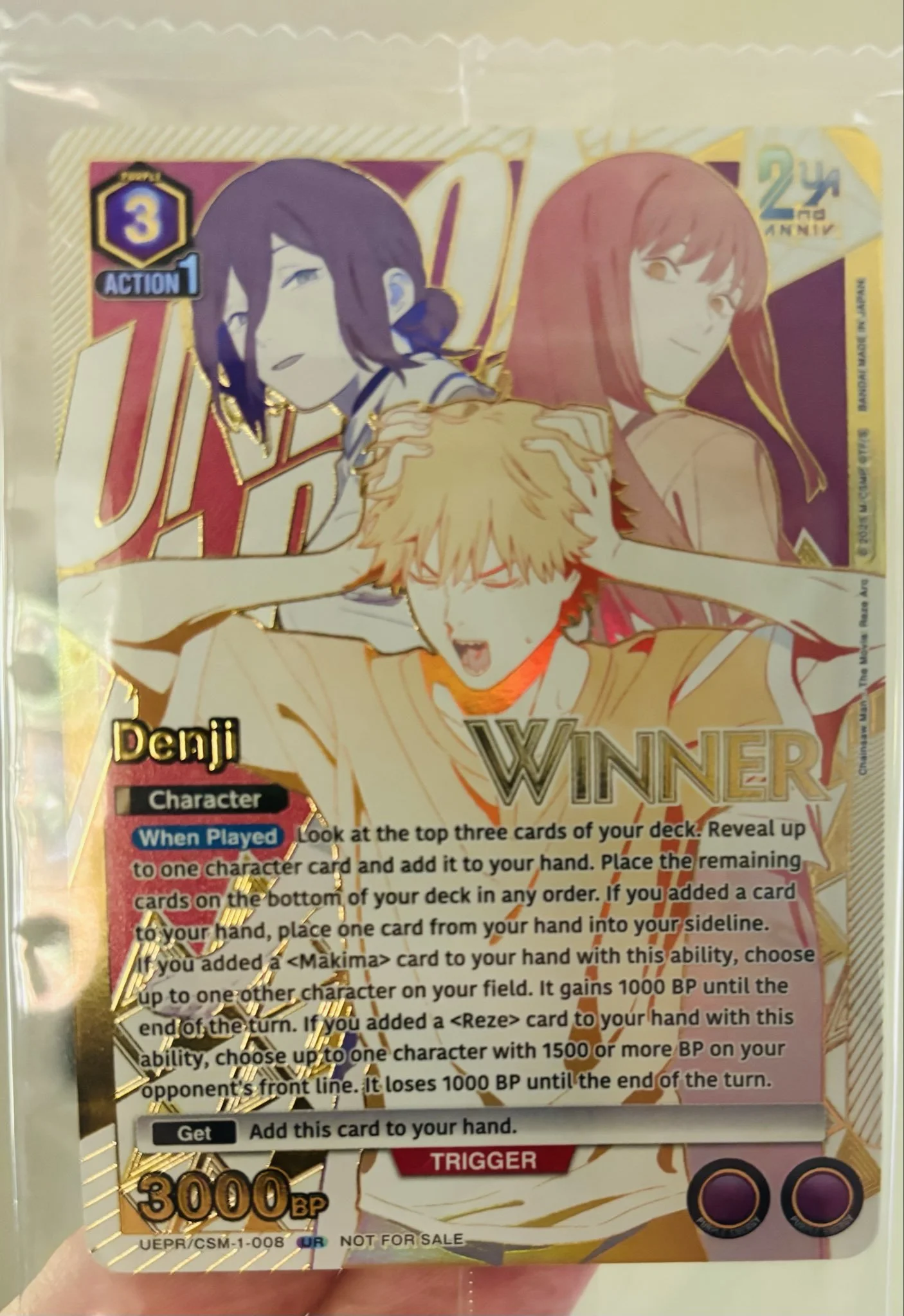 Chainsaw Man Winner