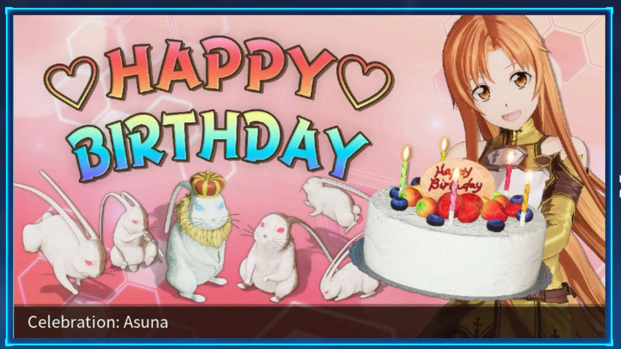 Sword Art Online: Celebrate Kirito and Asuna’s Birthday with this Fractured Daydream Quest