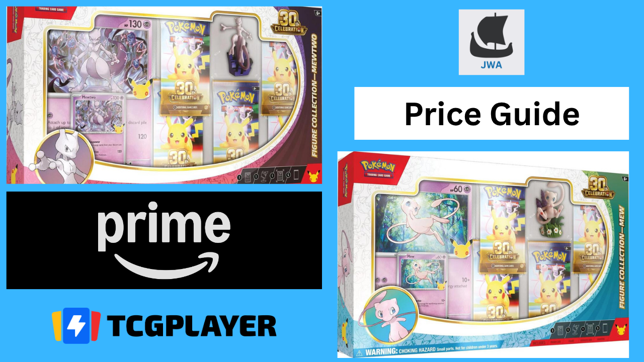 Mew and Mewtwo 30th Celebration Figure Collection Preorders Drop on Amazon