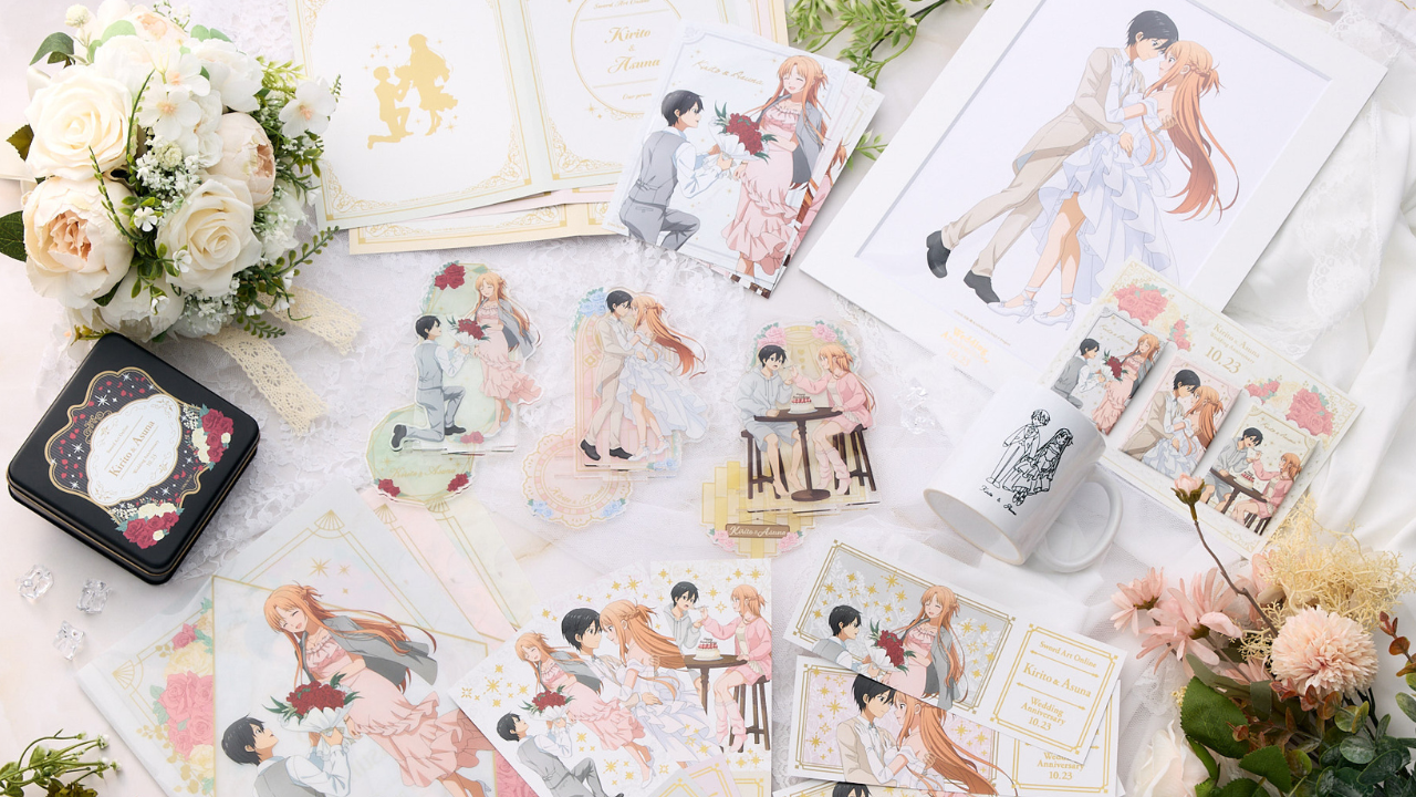 Gorgeous New Images Reveal Bushiroad’s Kirito &amp; Asuna 2026 Wedding Collection