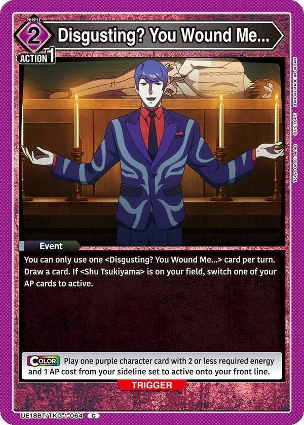 Disgusting? You Wound Me...