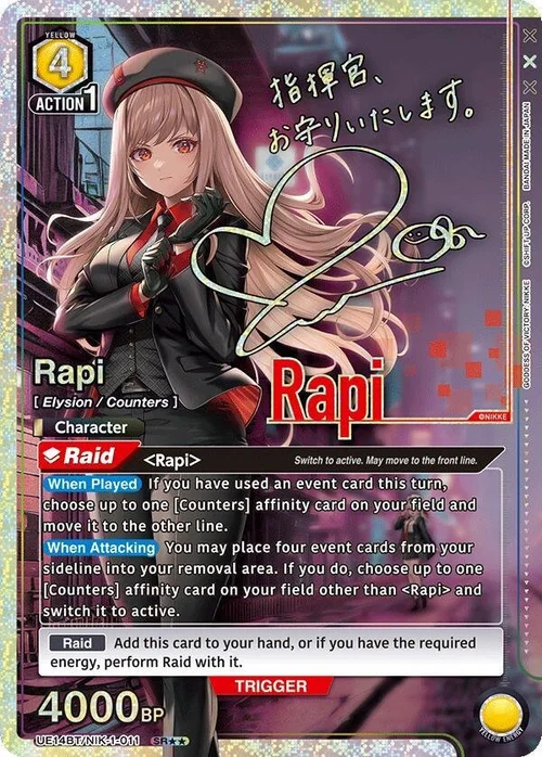 Nikke Cards Rapi The 13 Most Expensive NIKKE UNION ARENA Cards — Joseph Writer Anderson