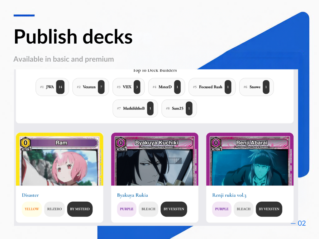 Publish Decks