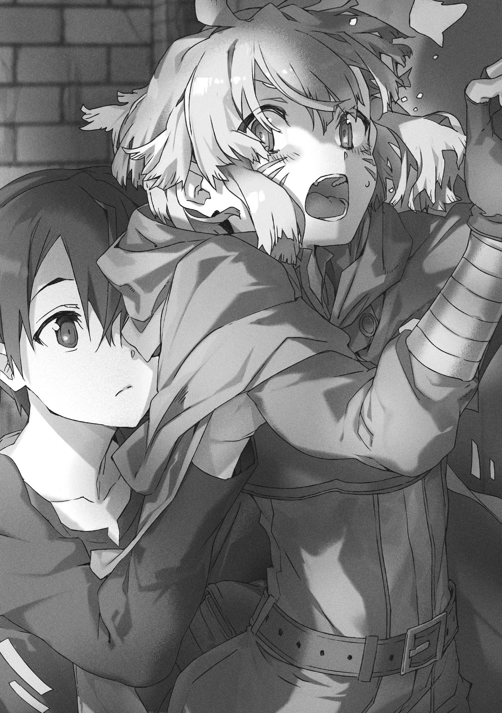 Kirito and Argo have an awkward moment