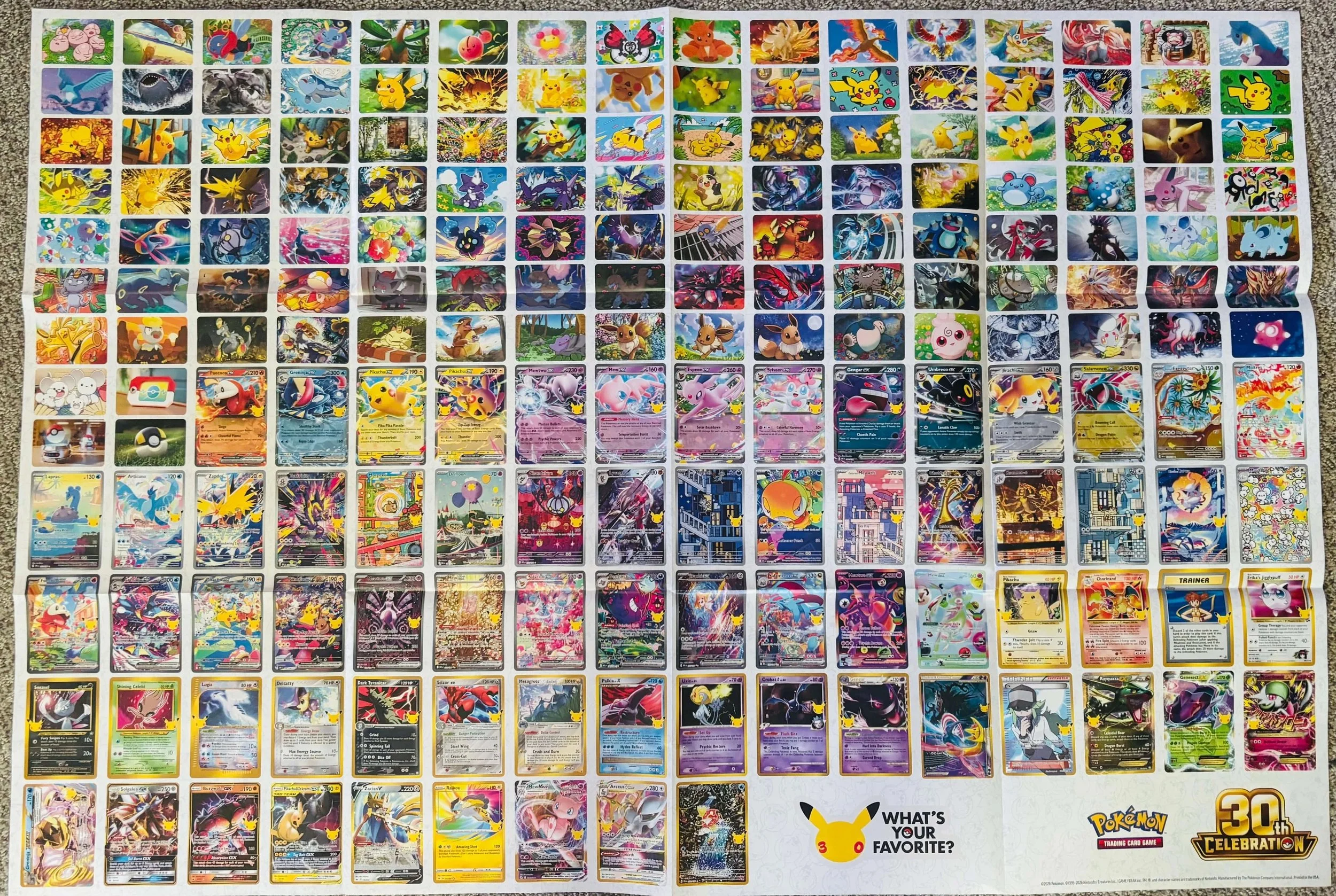 30th Celebration Poster Back