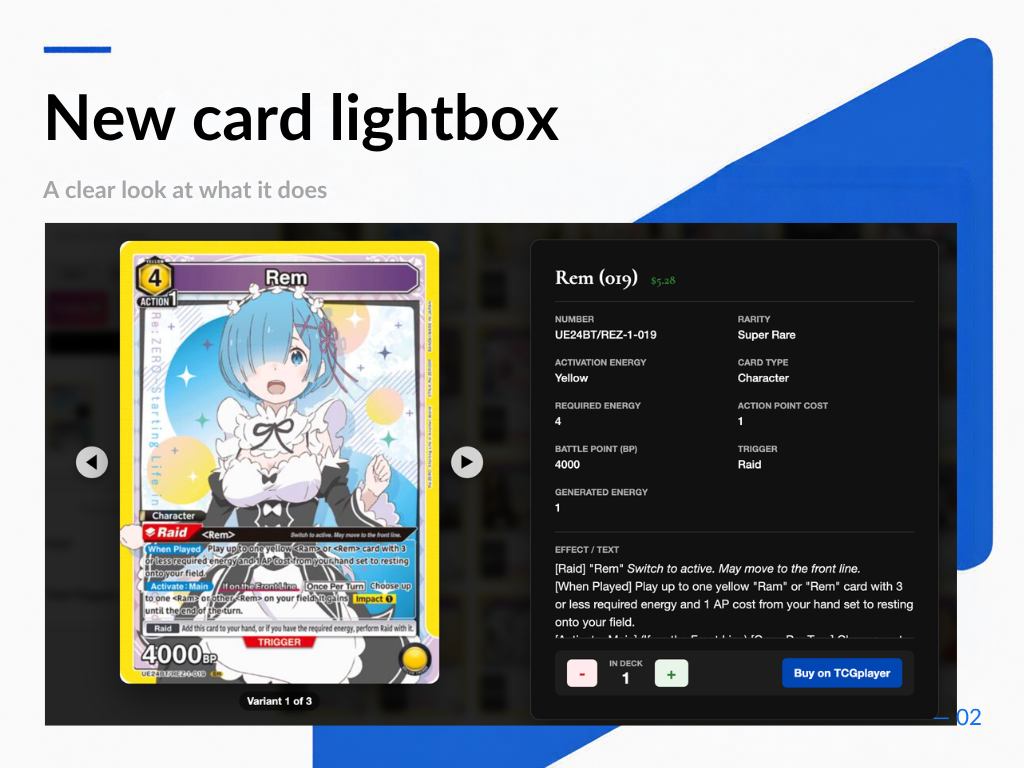 JWA Deck Builder &amp; JWA Collects V.3 Are Here: TCGPlayer Integration, Live Pricing &amp; More