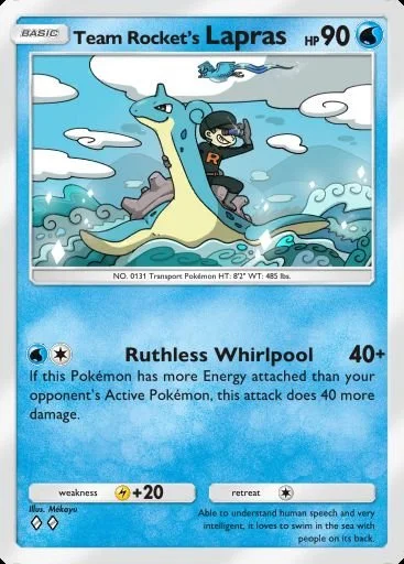 #6 Team Rocket’s Lapras