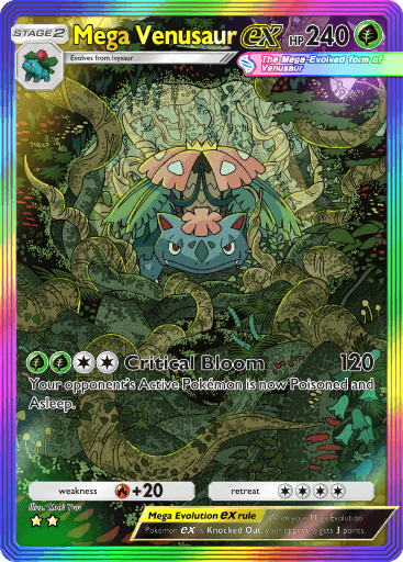 Mega Venusaur ex – Two Star Special Art