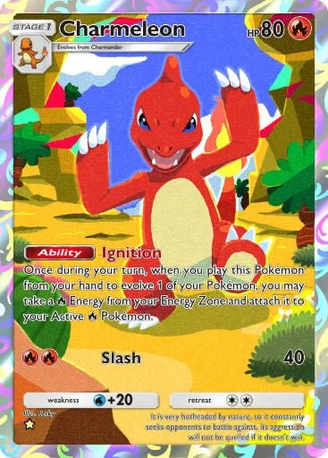 #10 Charmeleon – Illustration Rare